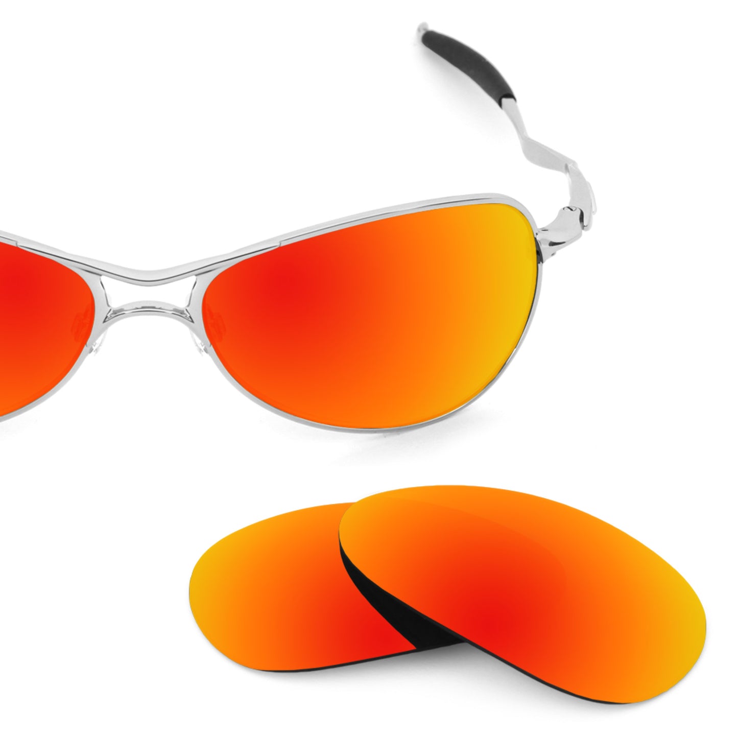 Revant replacement lenses for Oakley Crosshair S Polarized Fire Red