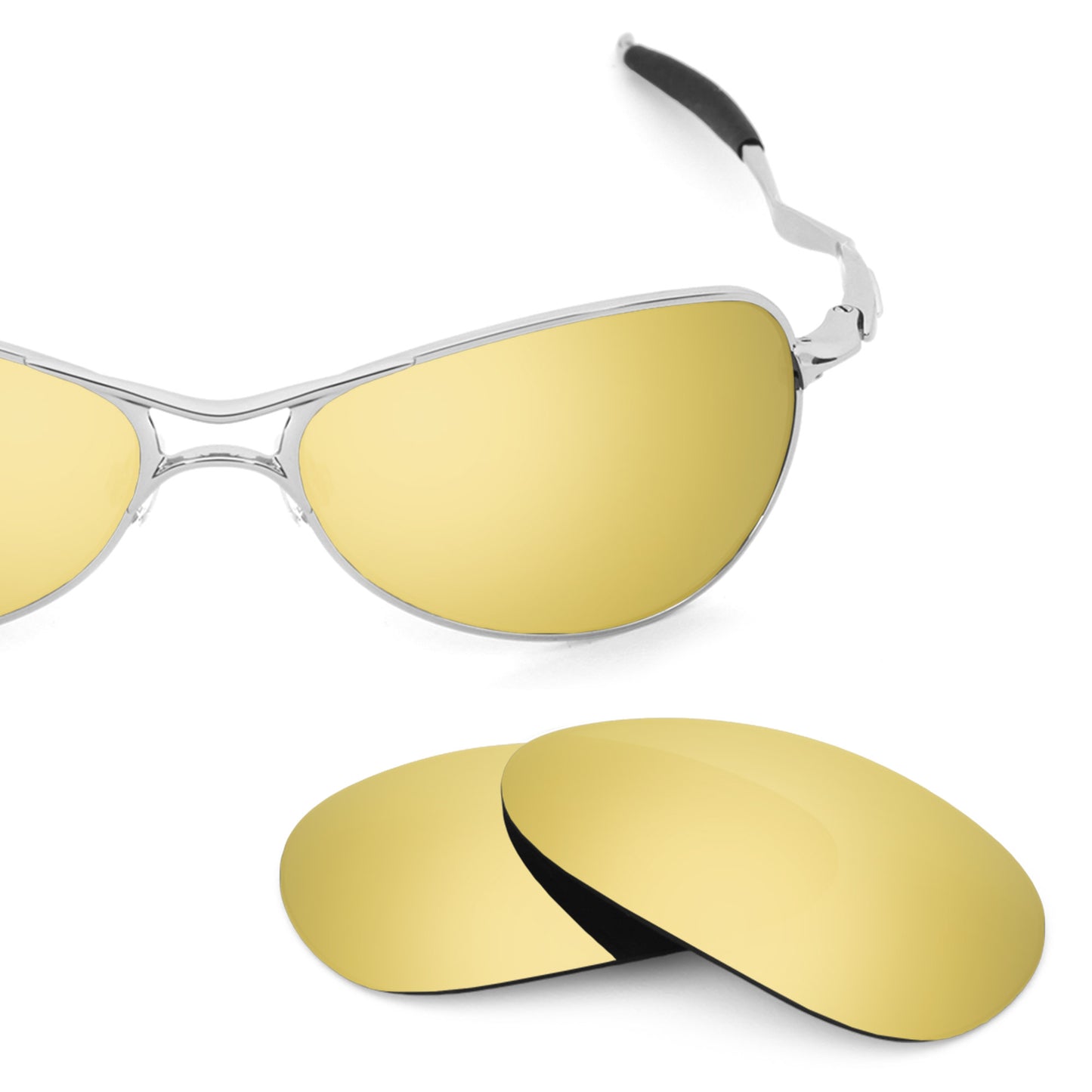 Revant replacement lenses for Oakley Crosshair S Non-Polarized Flare Gold