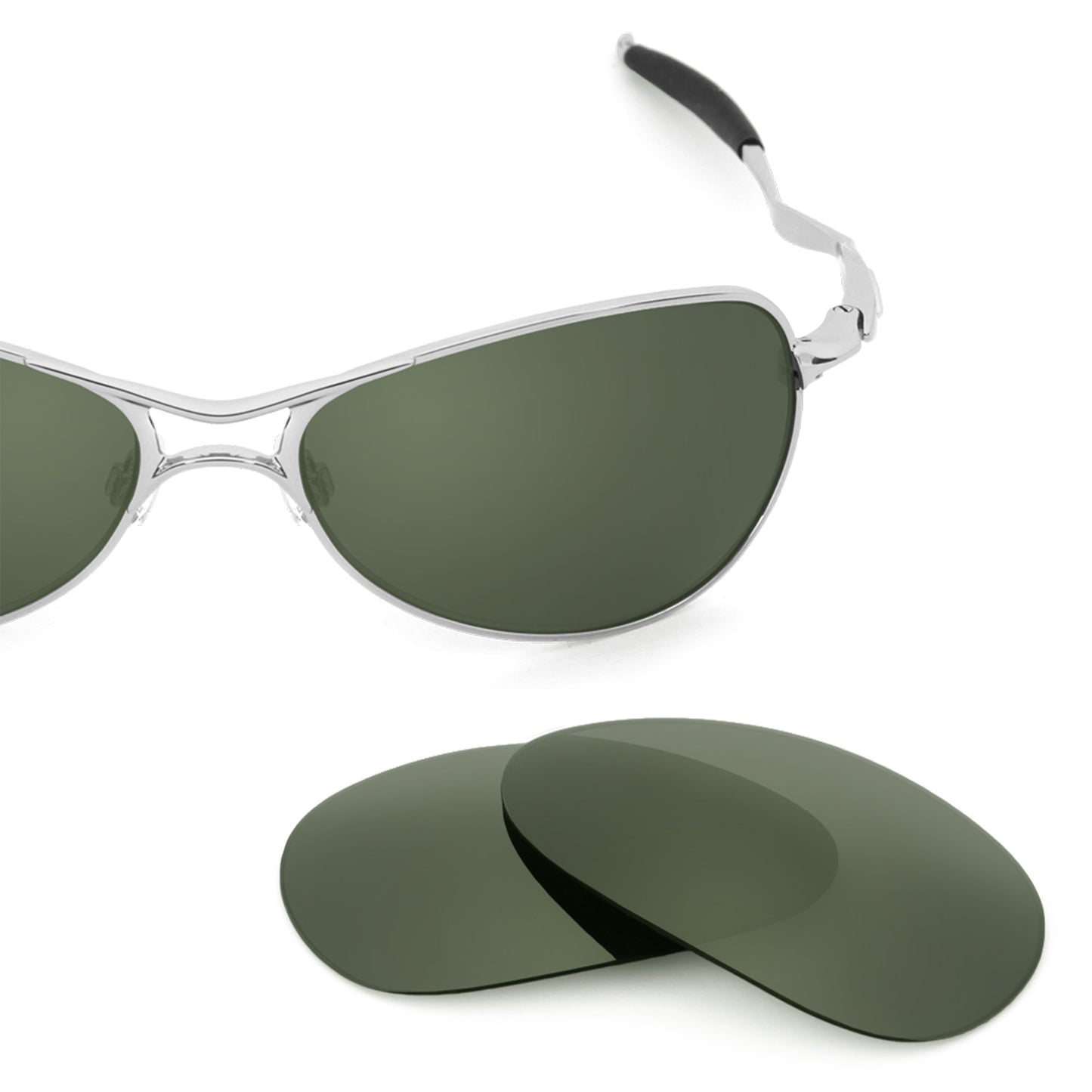 Revant replacement lenses for Oakley Crosshair S Elite Polarized Gray Green