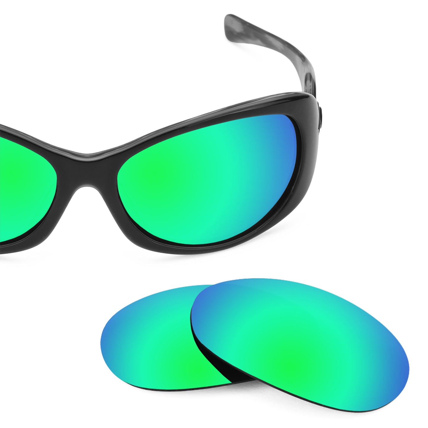 Revant replacement lenses for Oakley Dangerous Non-Polarized Emerald Green