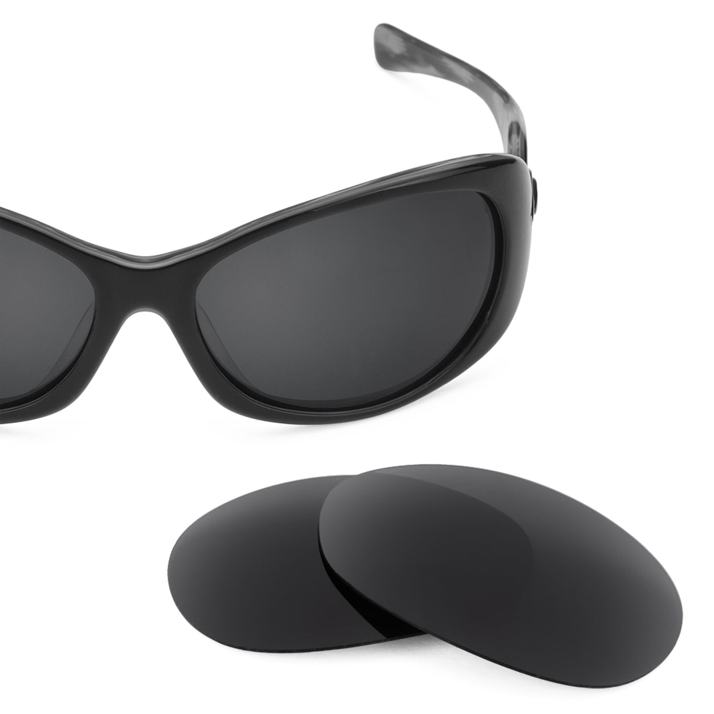 Revant replacement lenses for Oakley Dangerous Non-Polarized Stealth Black