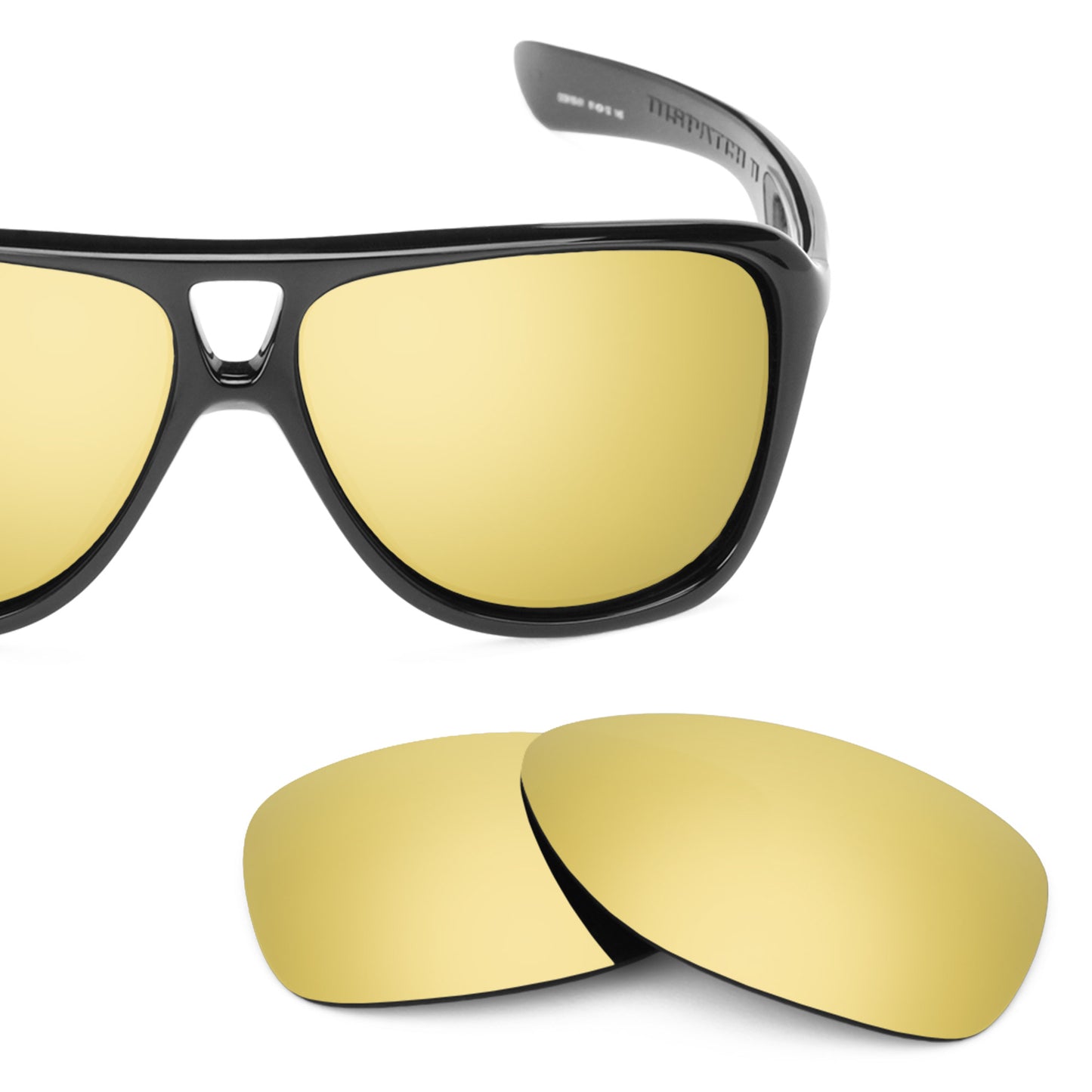 Revant replacement lenses for Oakley Dispatch 2 Non-Polarized Flare Gold