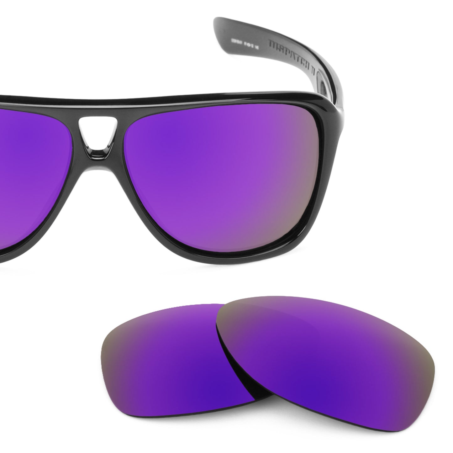 Revant replacement lenses for Oakley Dispatch 2 Non-Polarized Plasma Purple