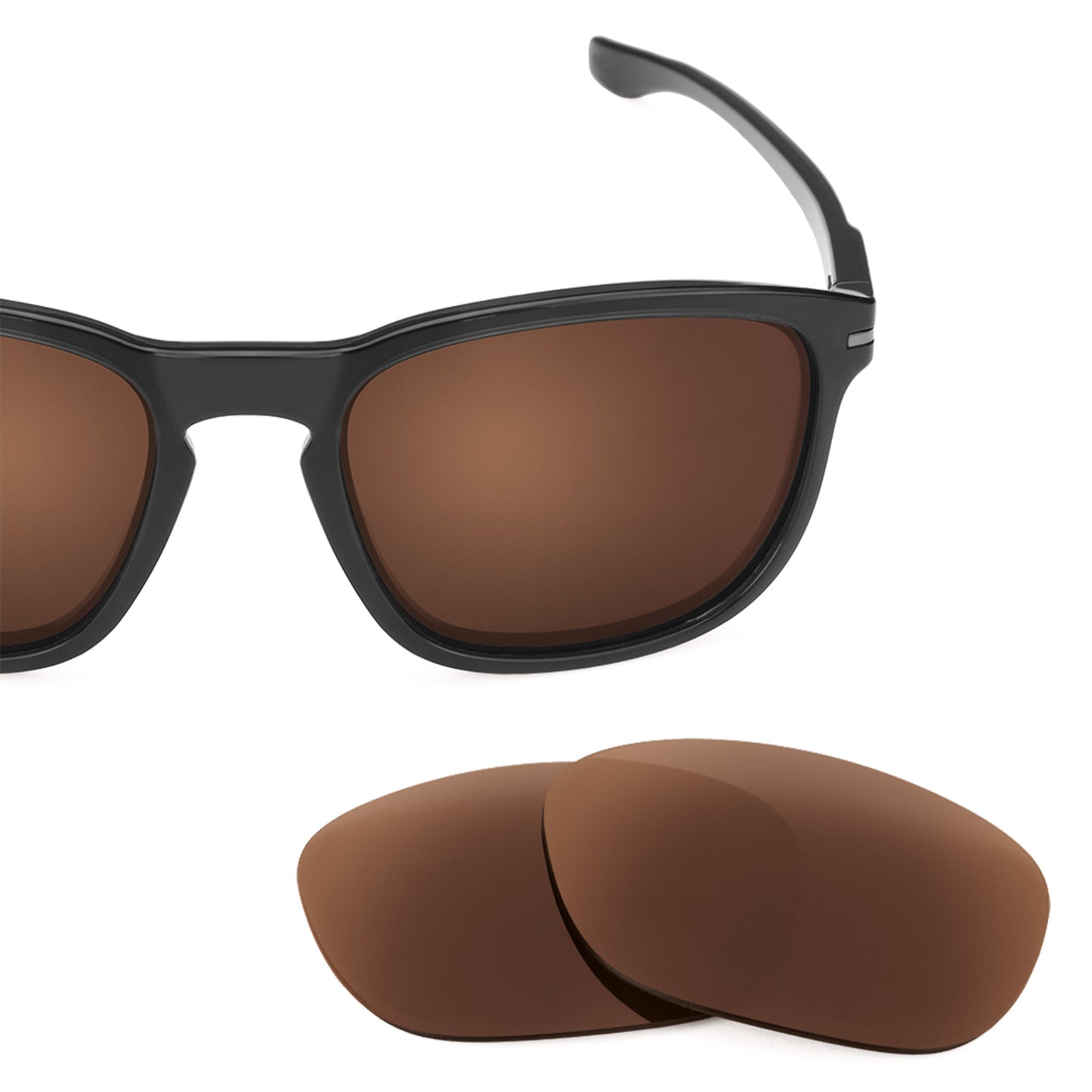 Revant replacement lenses for Oakley Enduro Elite Polarized Dark Brown