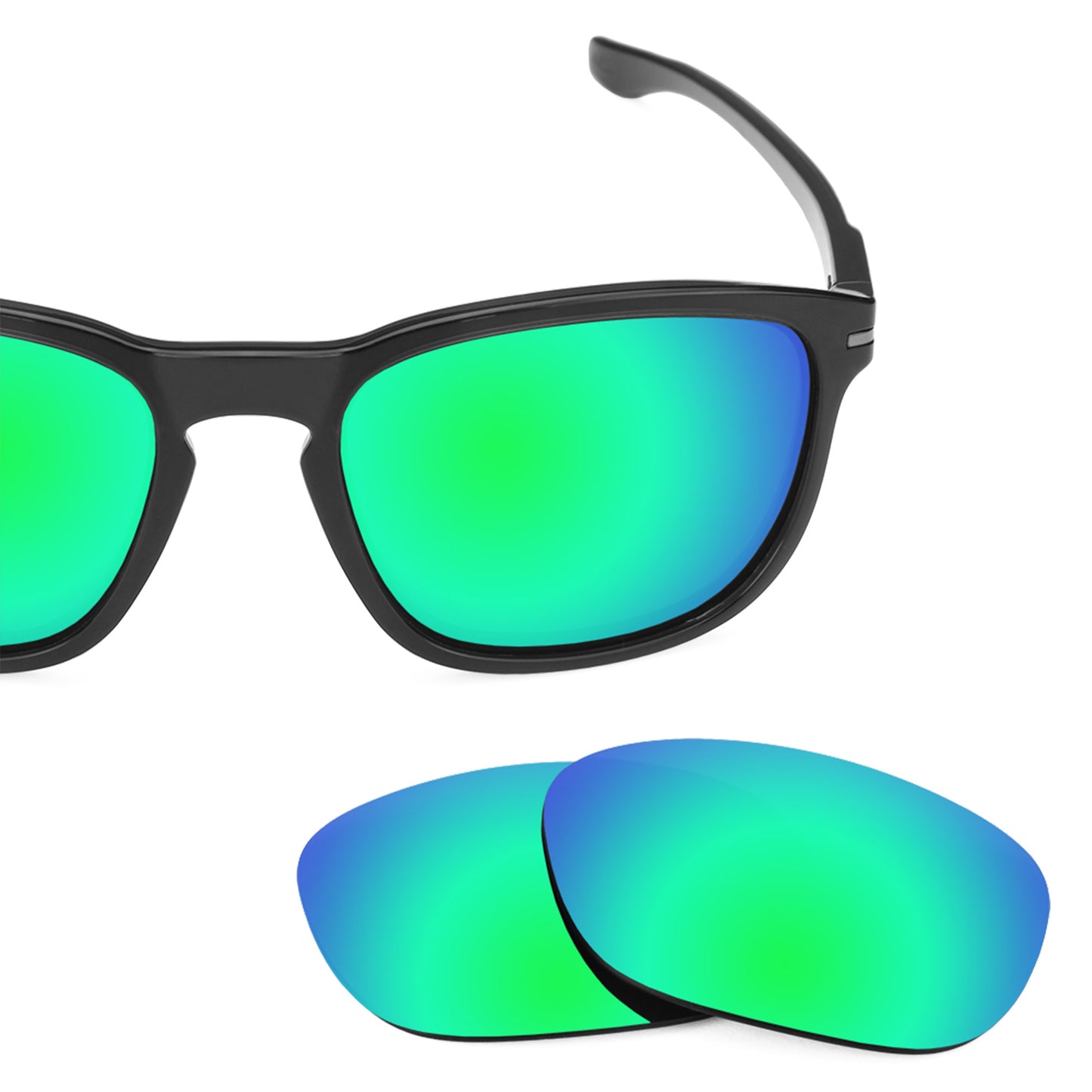 Revant replacement lenses for Oakley Enduro Non-Polarized Emerald Green