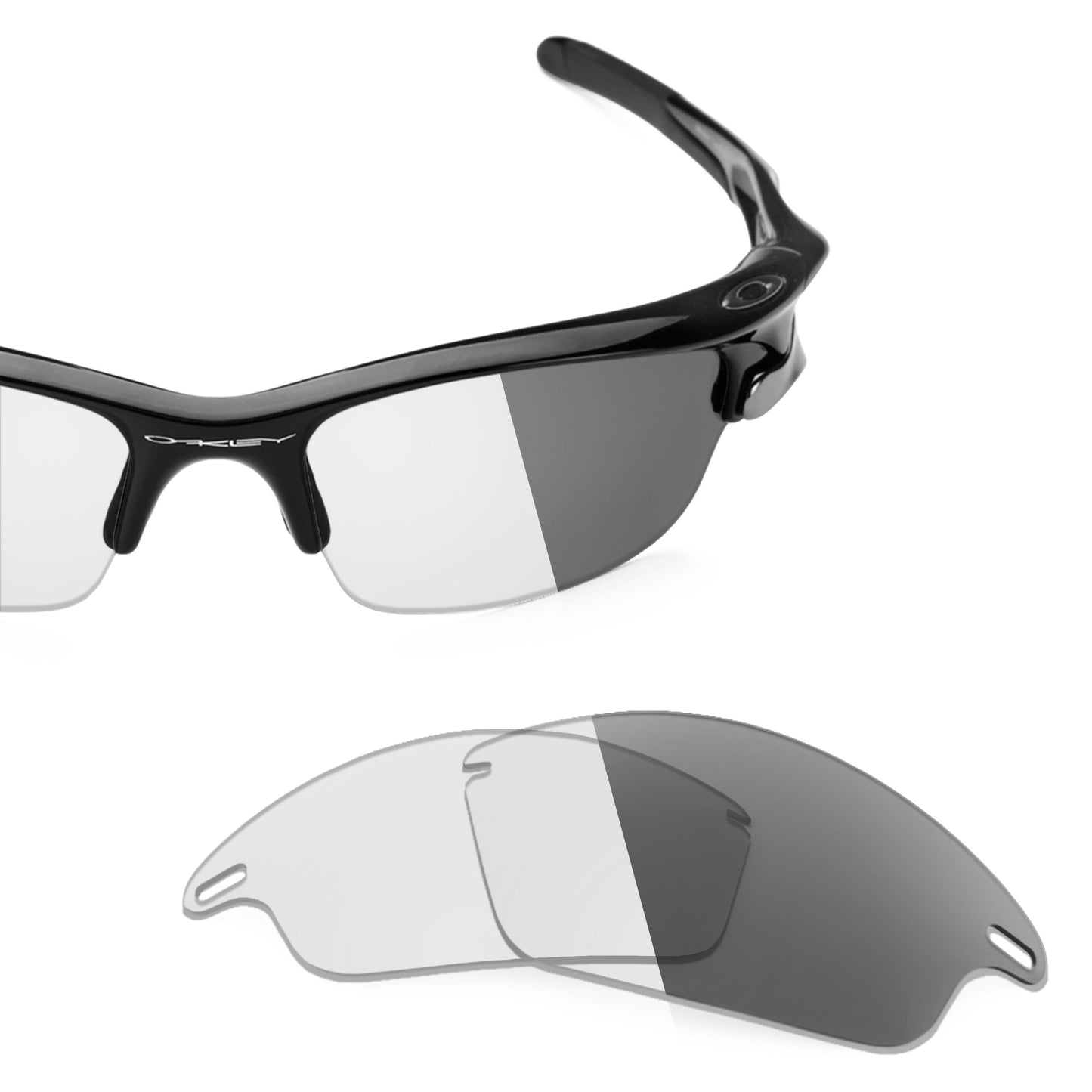 Revant replacement lenses for Oakley Fast Jacket Non-Polarized Adapt Gray Photochromic
