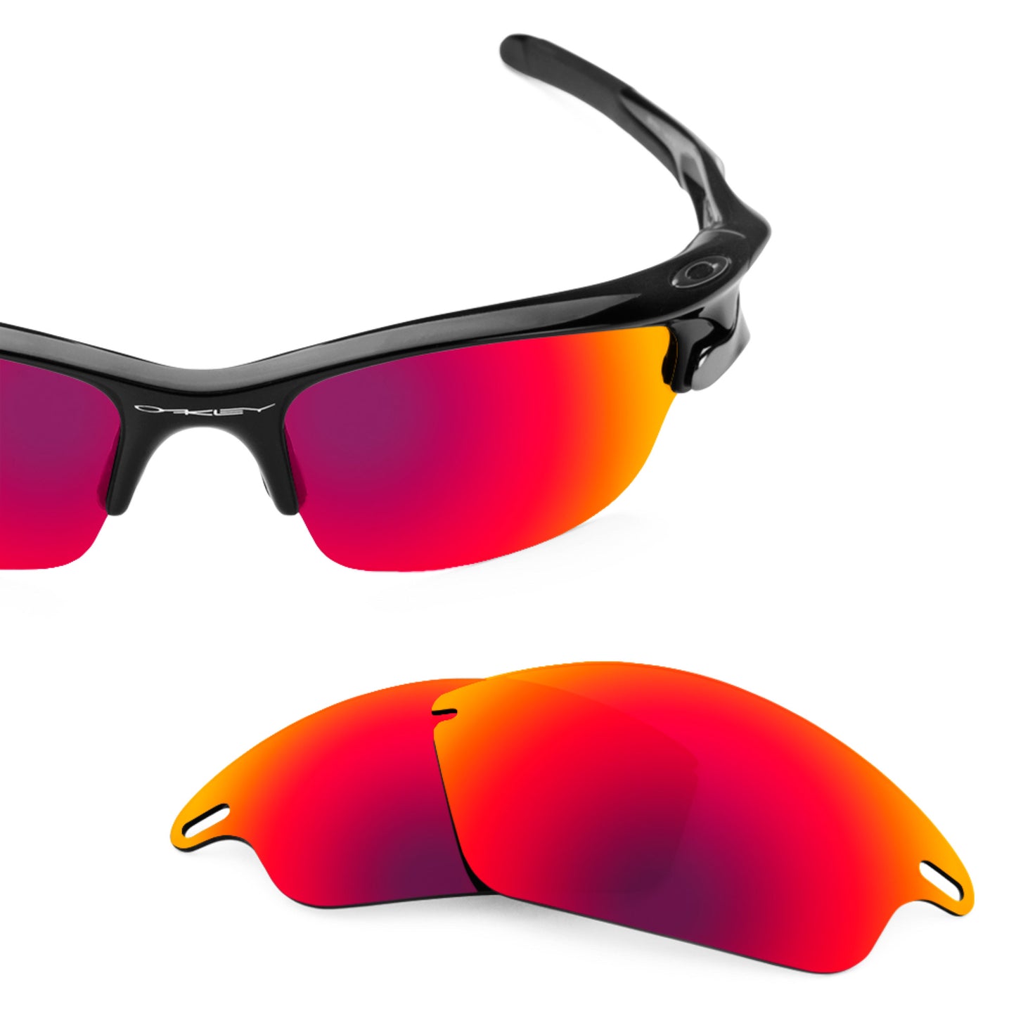 Revant replacement lenses for Oakley Fast Jacket Polarized Midnight Sun
