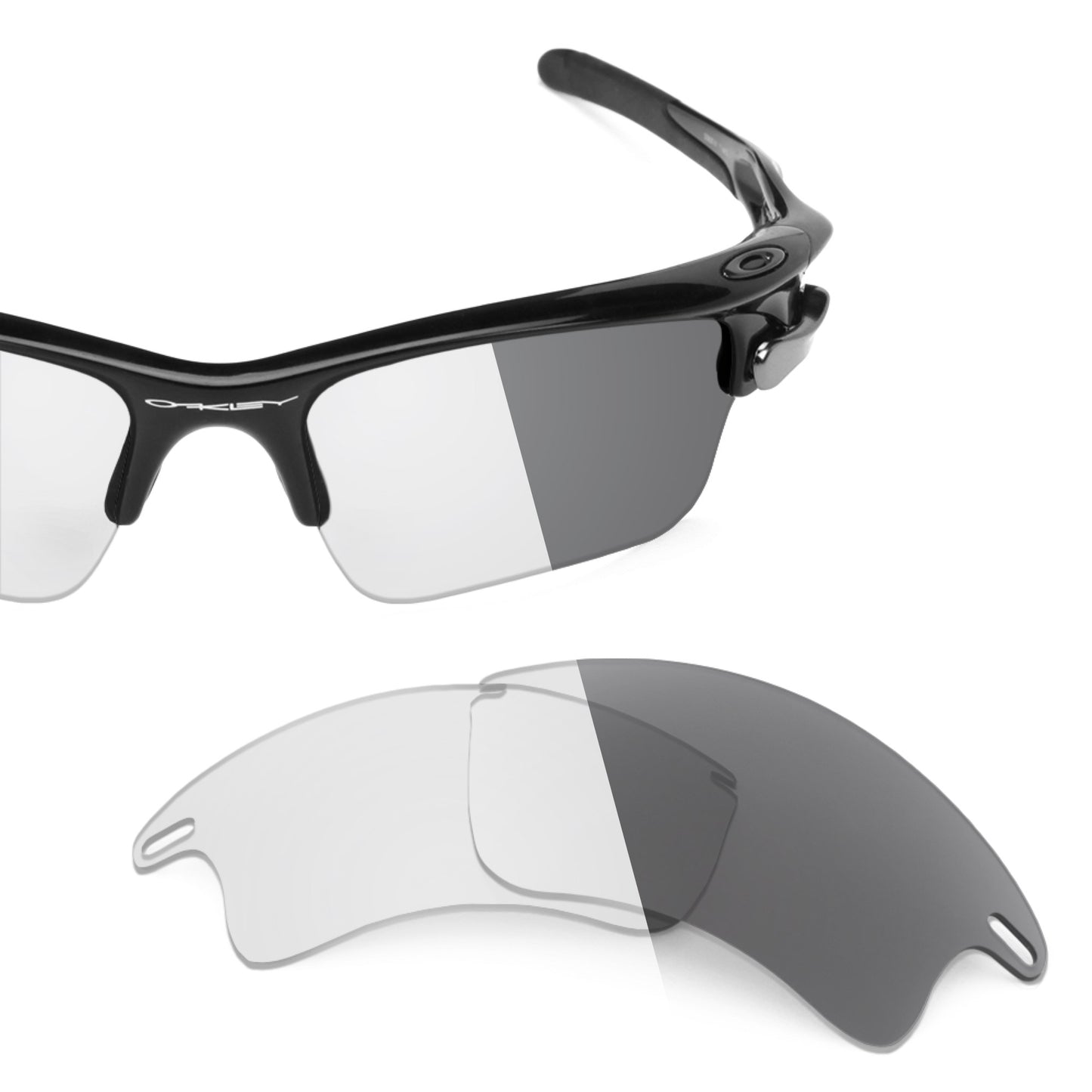 Revant replacement lenses for Oakley Fast Jacket XL Non-Polarized Adapt Gray Photochromic