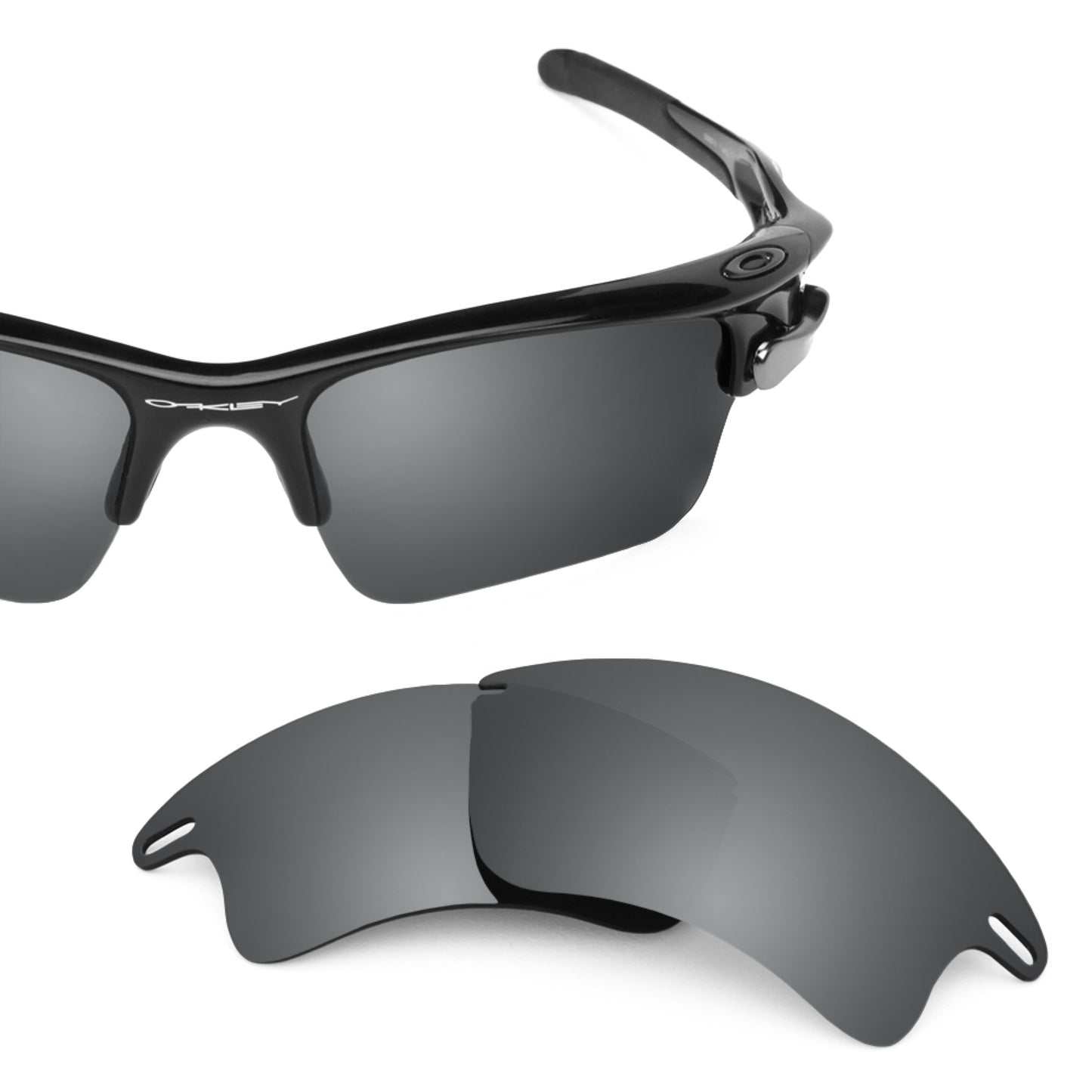 Revant replacement lenses for Oakley Fast Jacket XL Non-Polarized Black Chrome