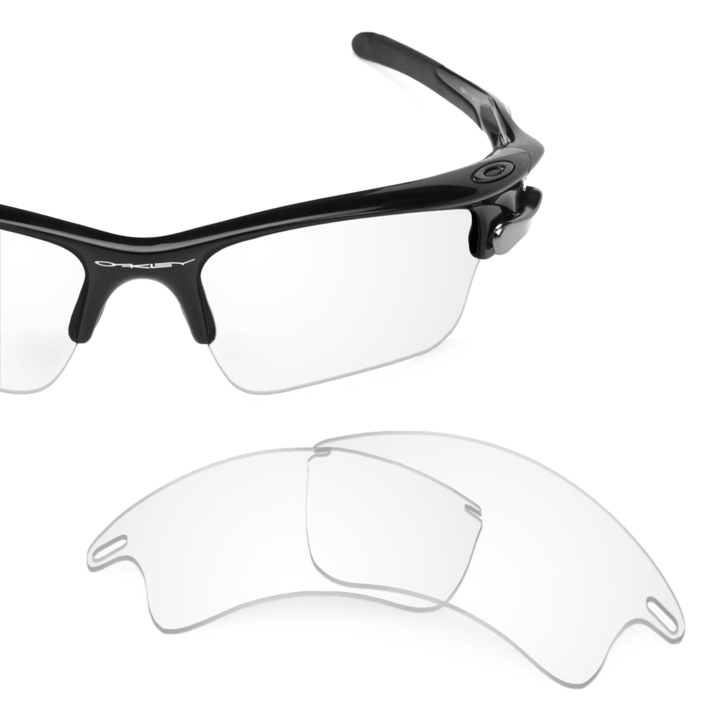 Revant replacement lenses for Oakley Fast Jacket XL Non-Polarized Crystal Clear