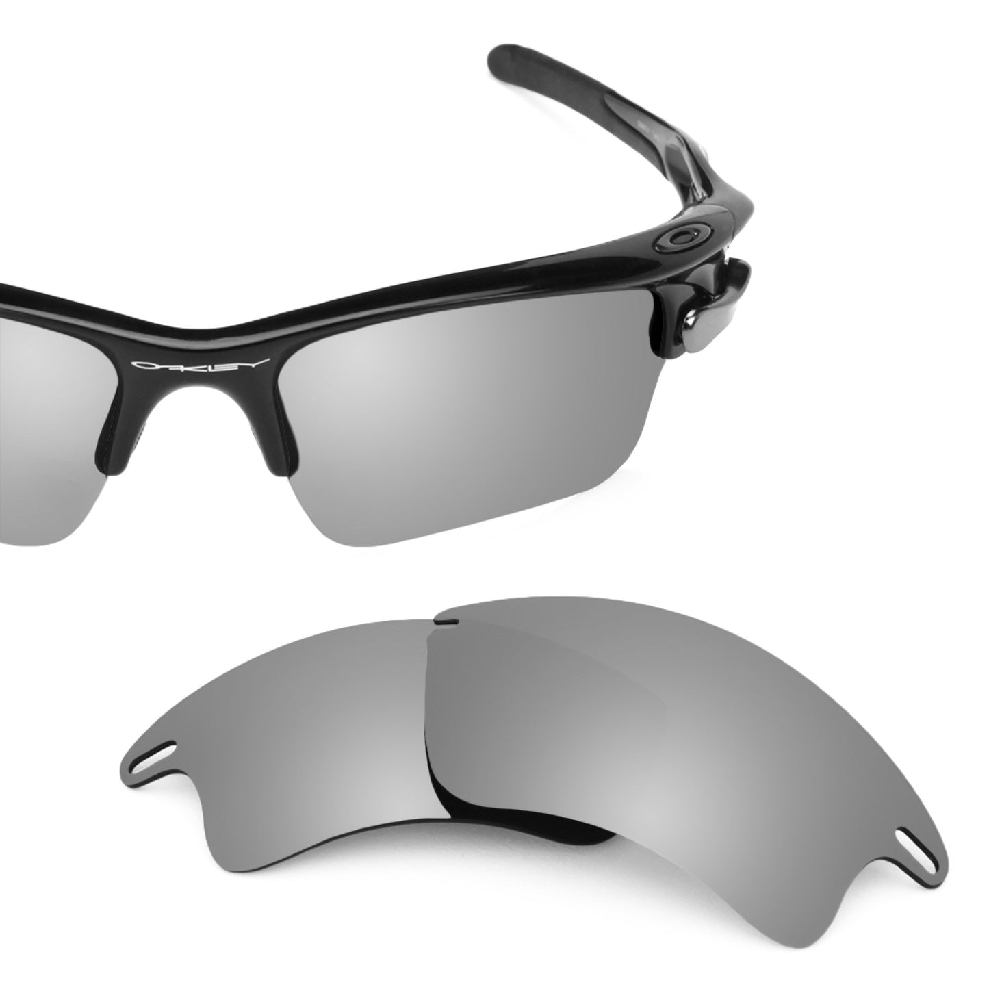 Revant replacement lenses for Oakley Fast Jacket XL Non-Polarized Titanium