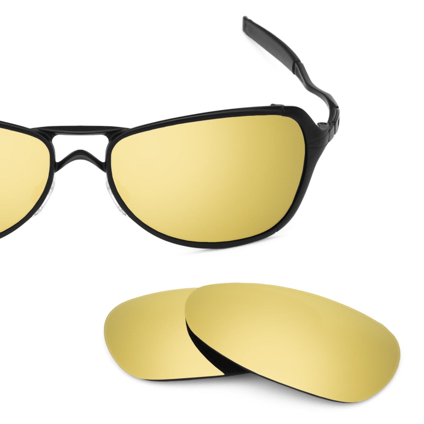 Revant replacement lenses for Oakley Felon Elite Polarized Flare Gold