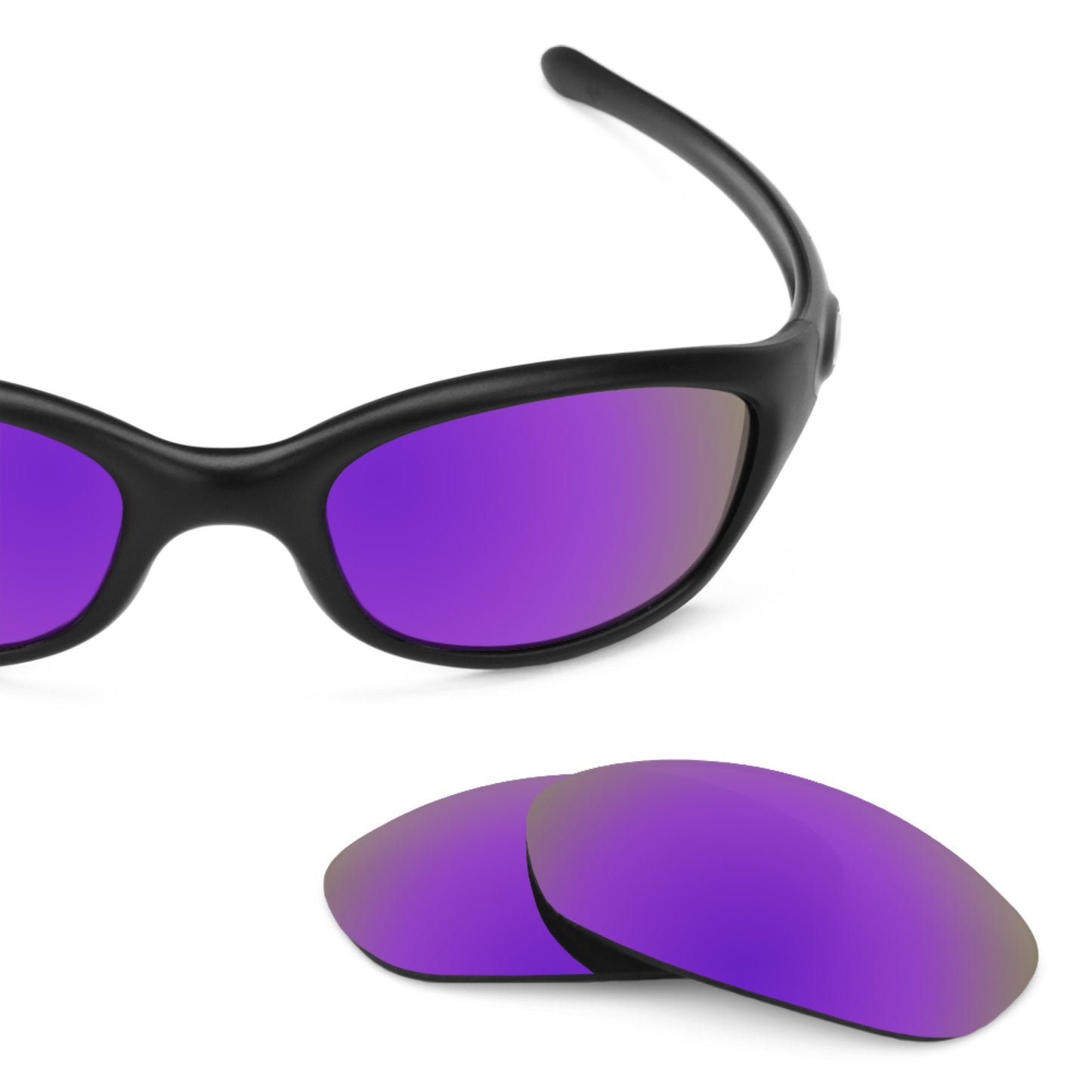 Revant replacement lenses for Oakley Fives 2.0 Polarized Plasma Purple