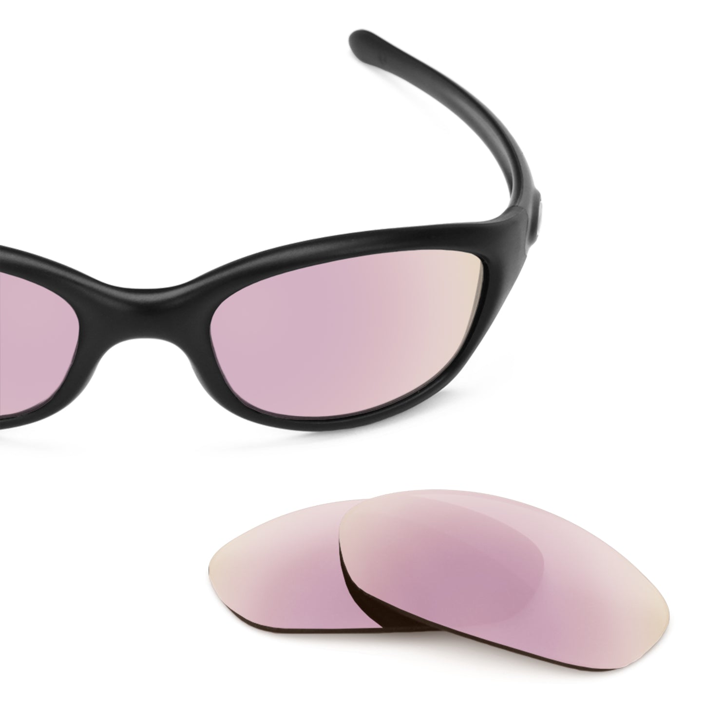 Revant replacement lenses for Oakley Fives 2.0 Polarized Rose Gold