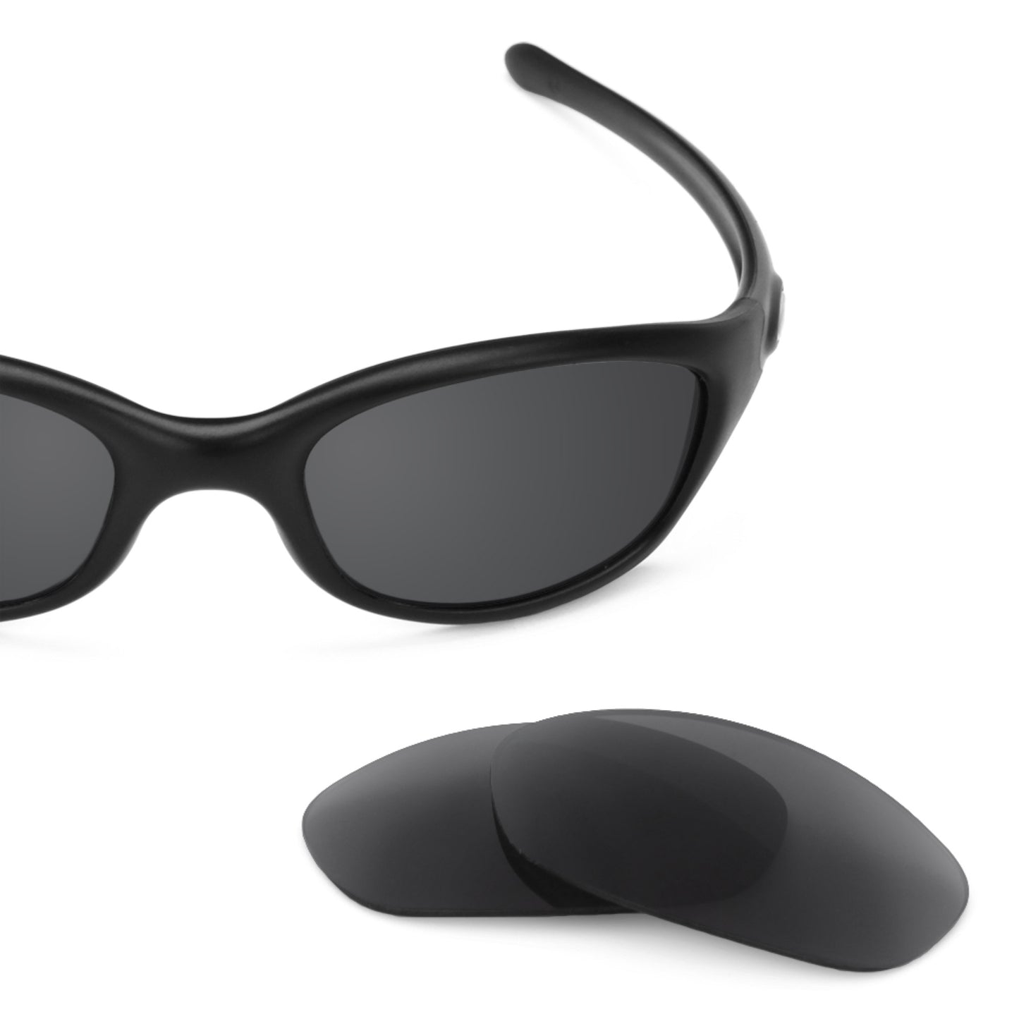 Revant replacement lenses for Oakley Fives 2.0 Polarized Stealth Black