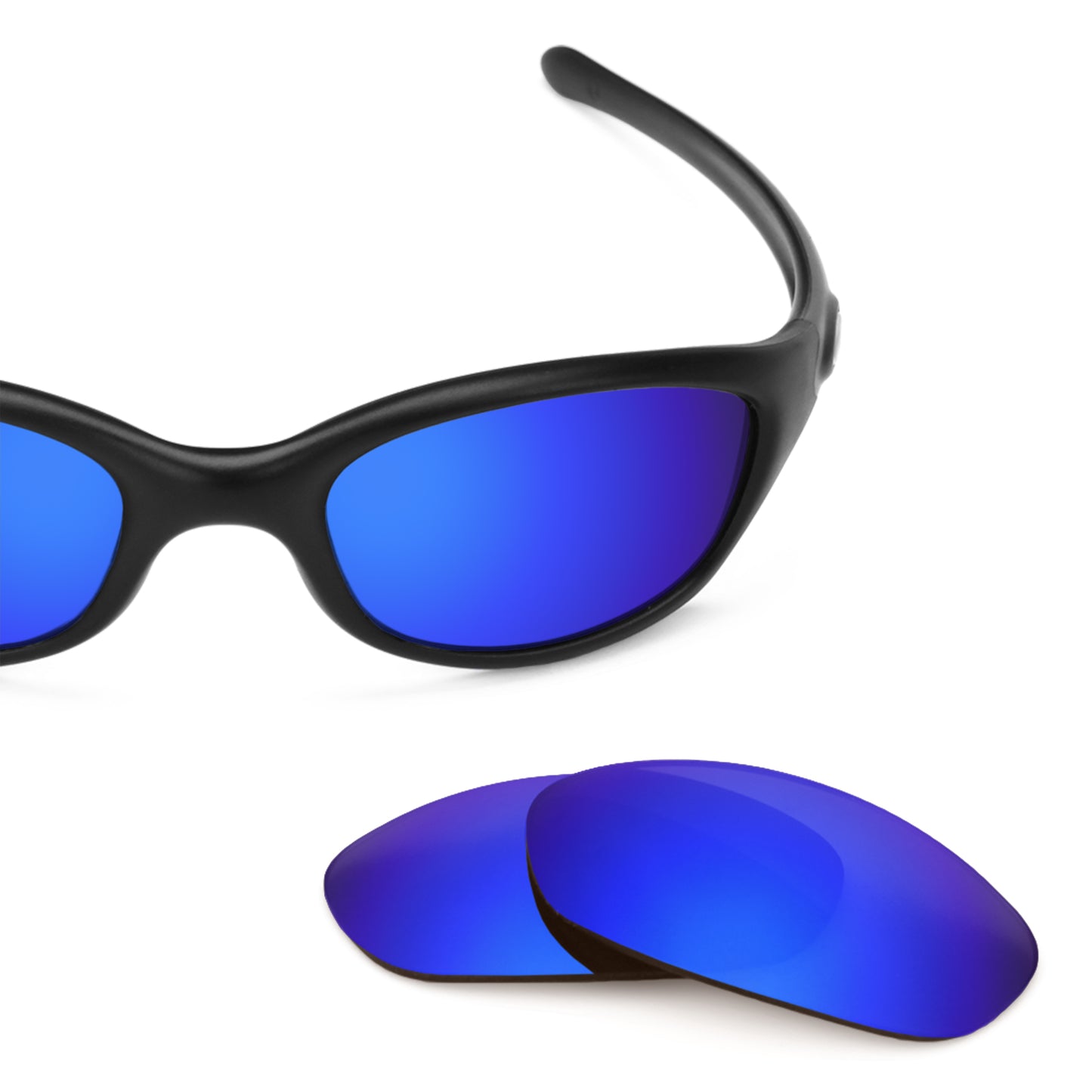 Revant replacement lenses for Oakley Fives 2.0 Polarized Tidal Blue