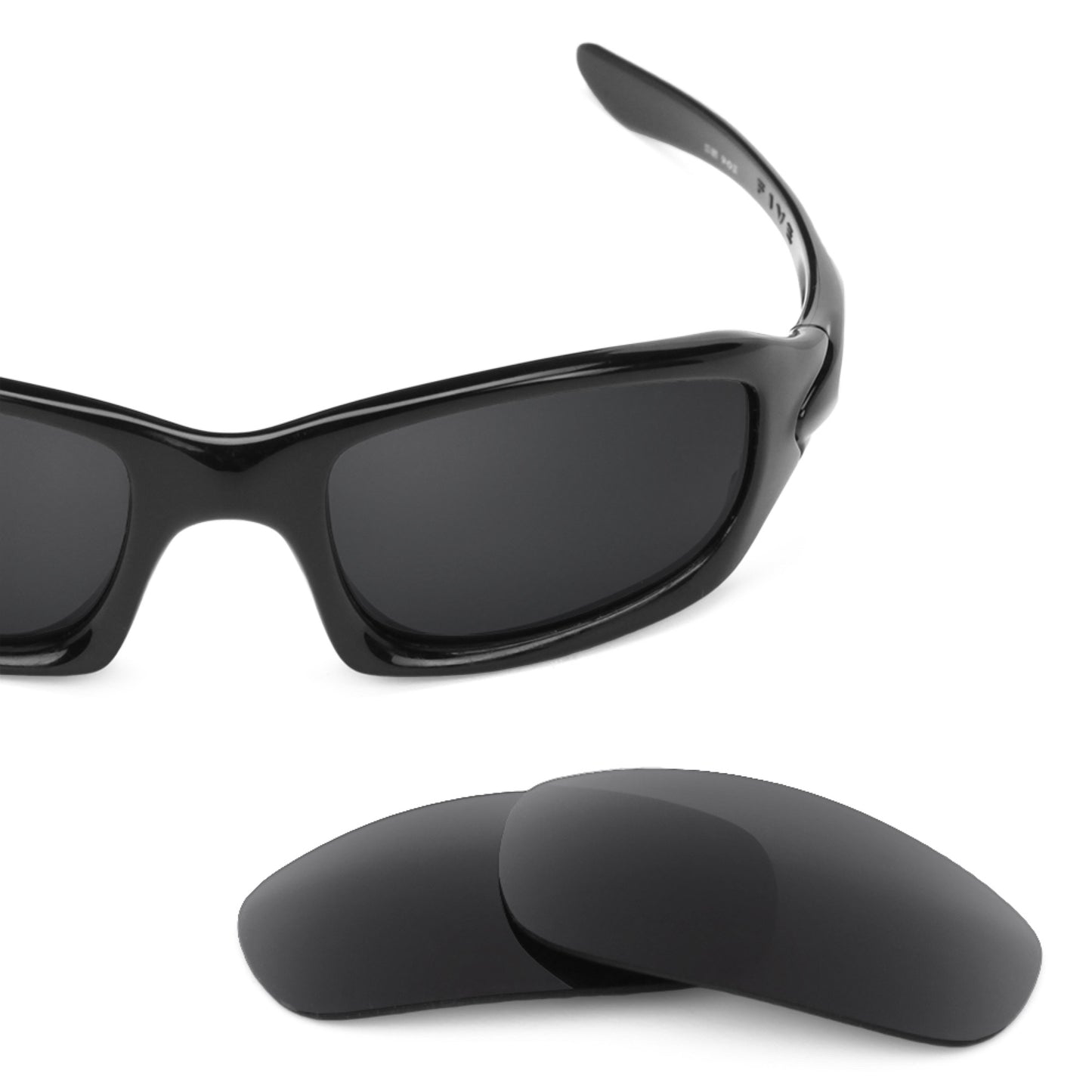 Revant replacement lenses for Oakley Fives 4.0 Elite Polarized Stealth Black