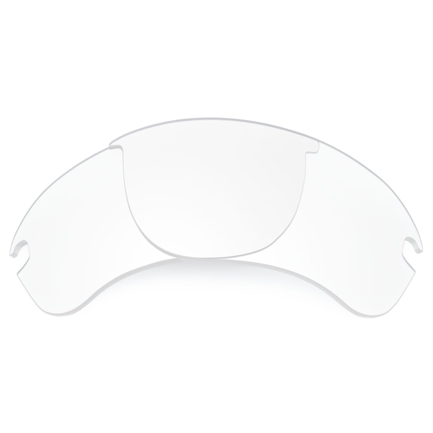 Revant replacement lenses for Oakley Flak Draft (Exclusive Shape) Non-Polarized Crystal Clear