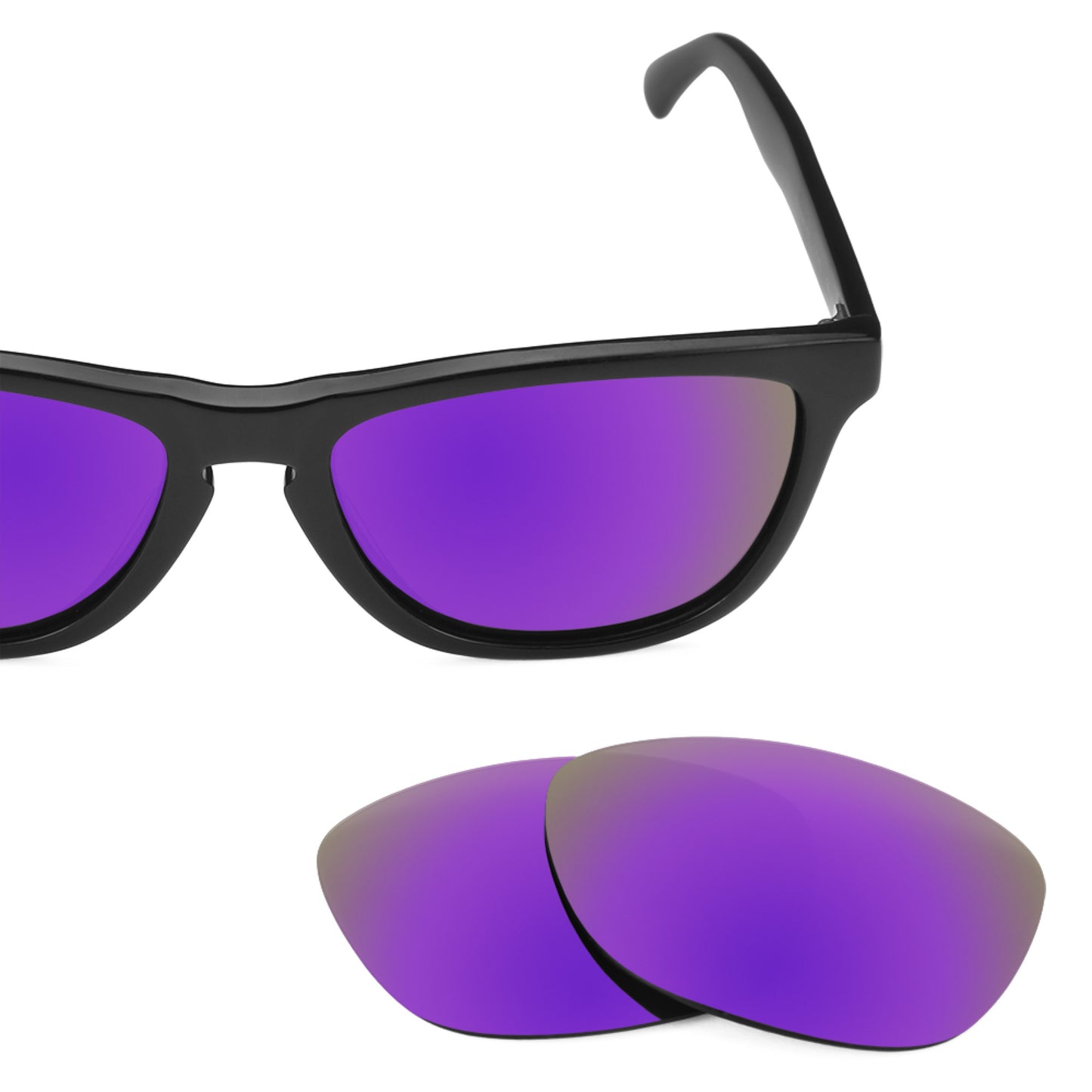 Revant replacement lenses for Oakley Frogskins LX Polarized Plasma Purple