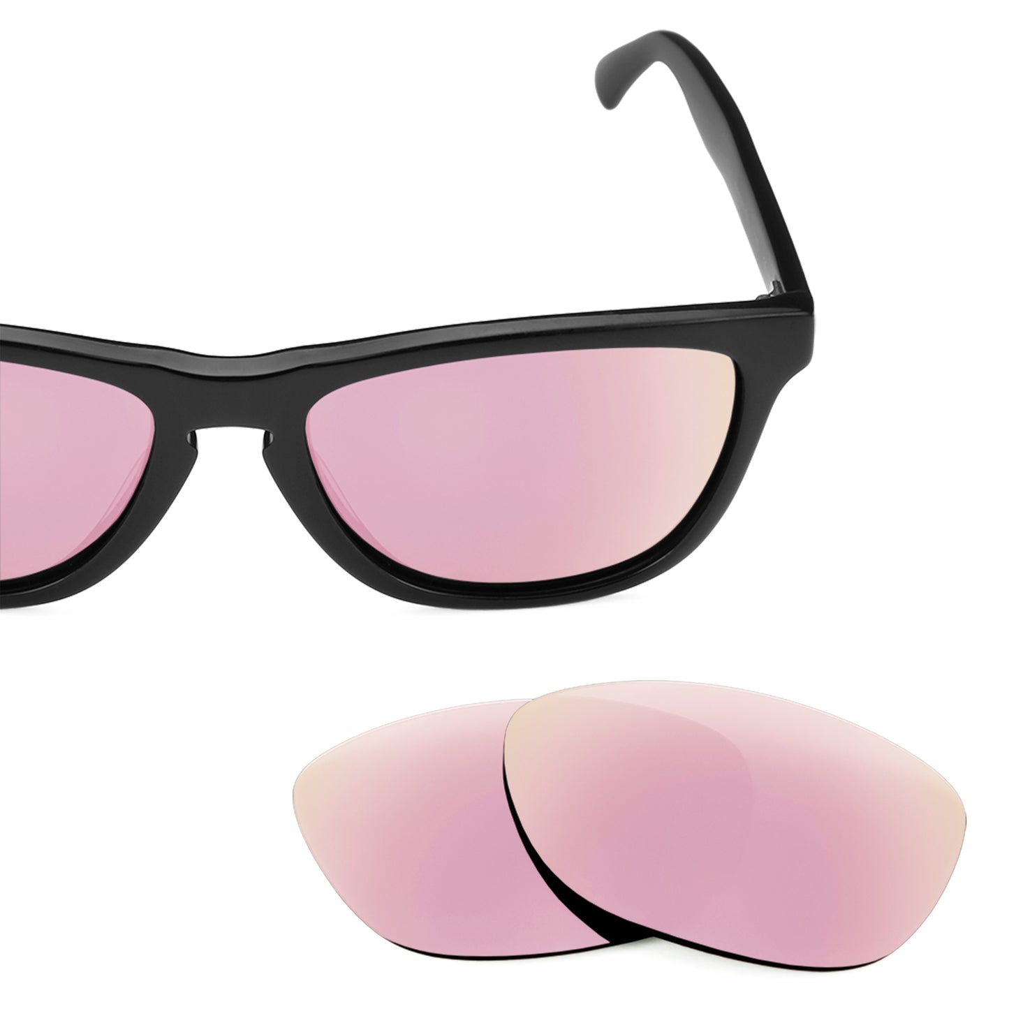 Revant replacement lenses for Oakley Frogskins LX Non-Polarized Rose Gold