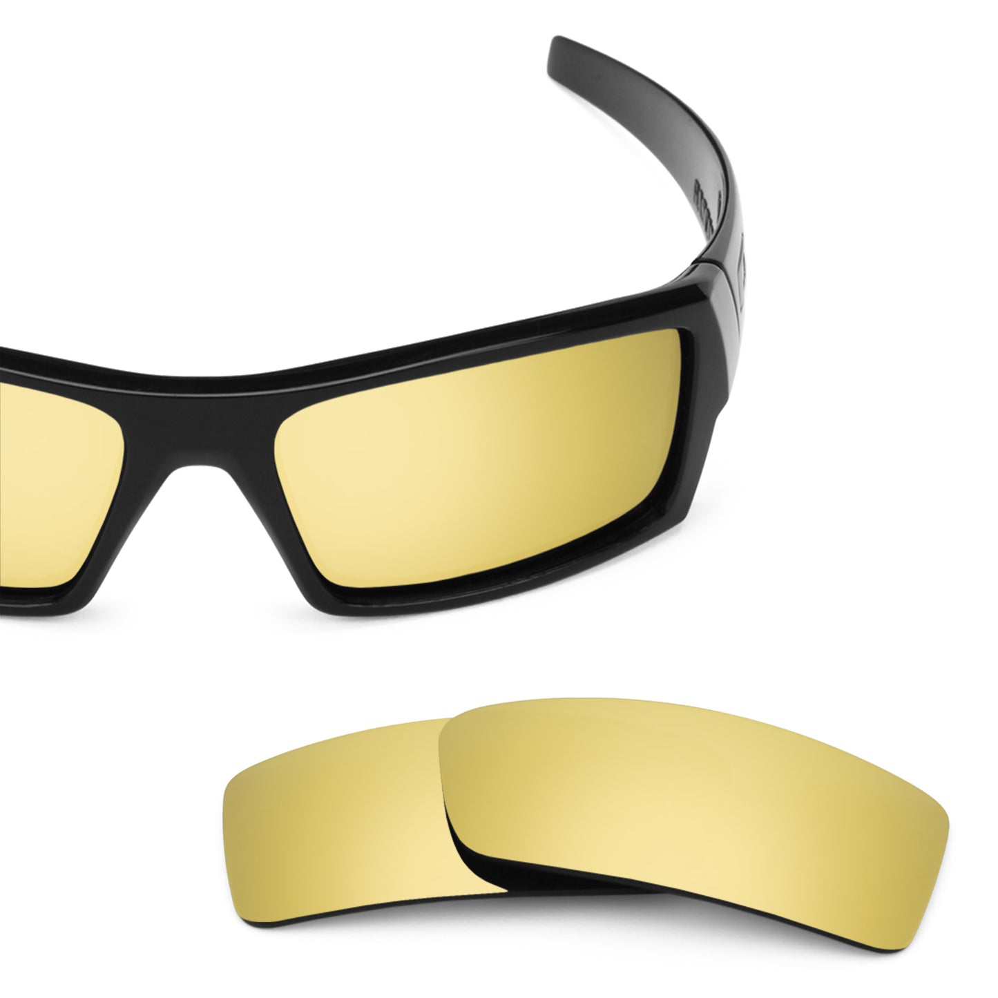 Revant replacement lenses for Oakley Gascan Small Non-Polarized Flare Gold