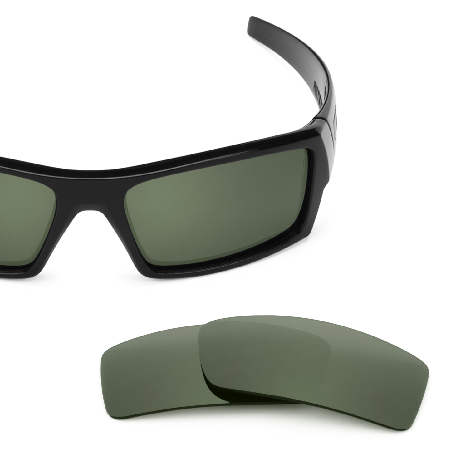 Revant replacement lenses for Oakley Gascan Small Non-Polarized Gray Green