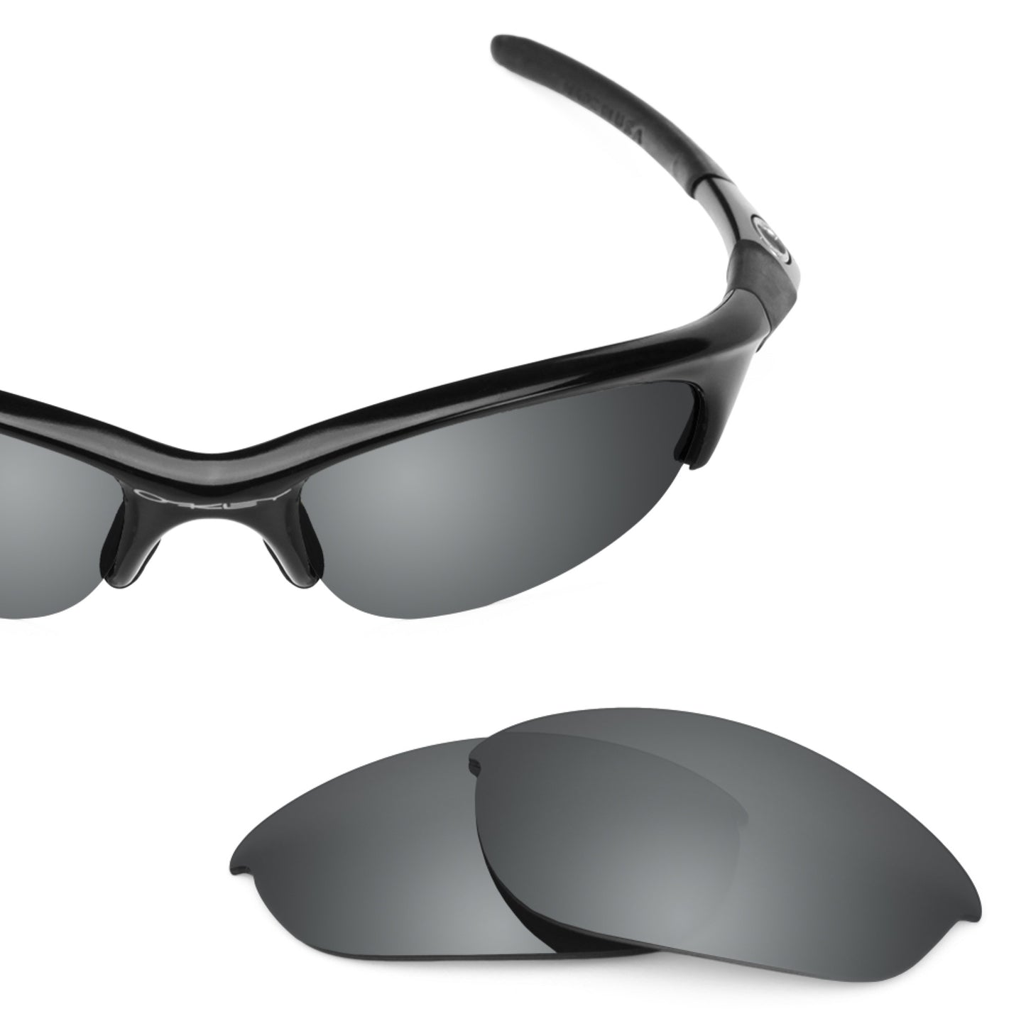 Revant replacement lenses for Oakley Half Jacket (Low Bridge Fit) Polarized Black Chrome
