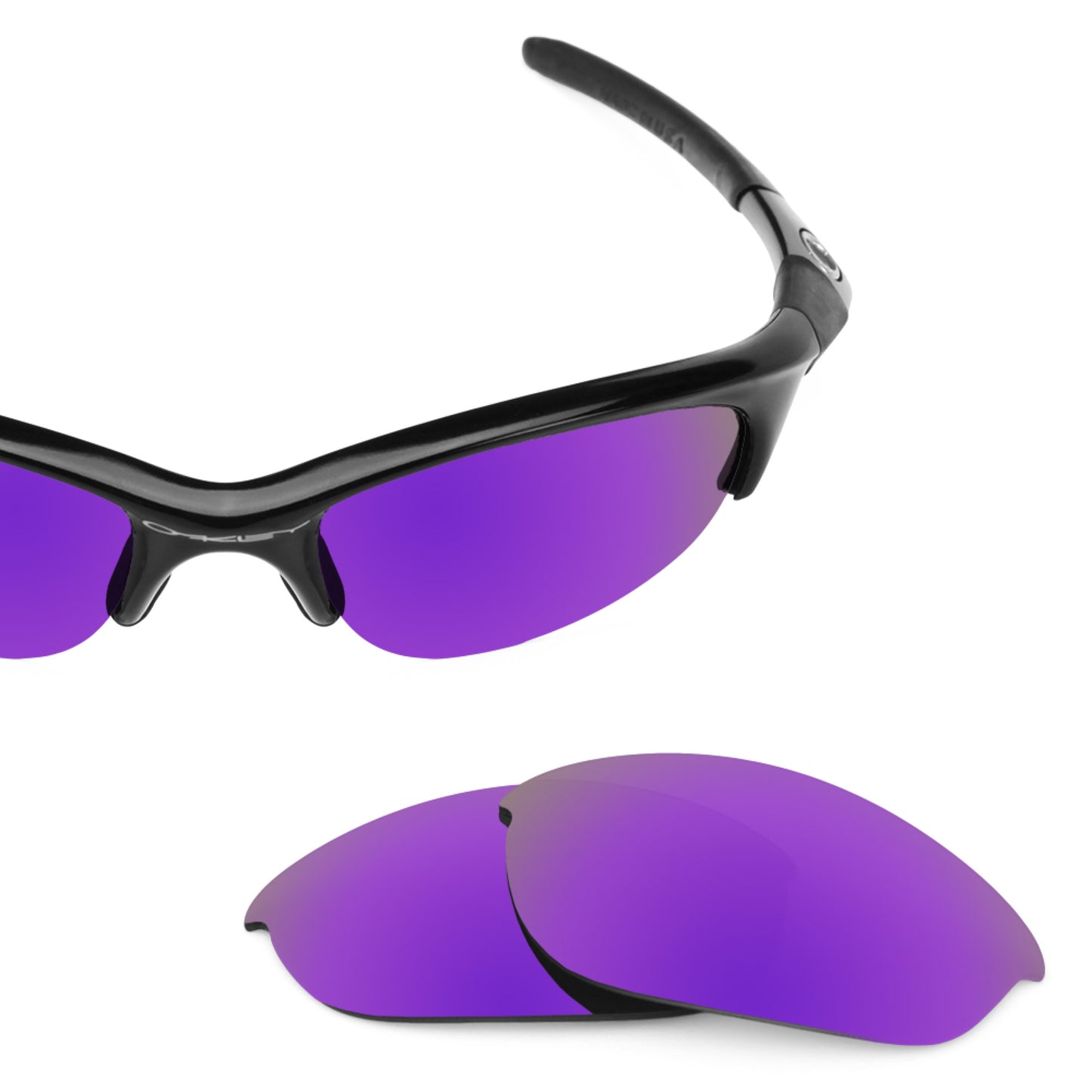 Revant replacement lenses for Oakley Half Jacket (Low Bridge Fit) Polarized Plasma Purple