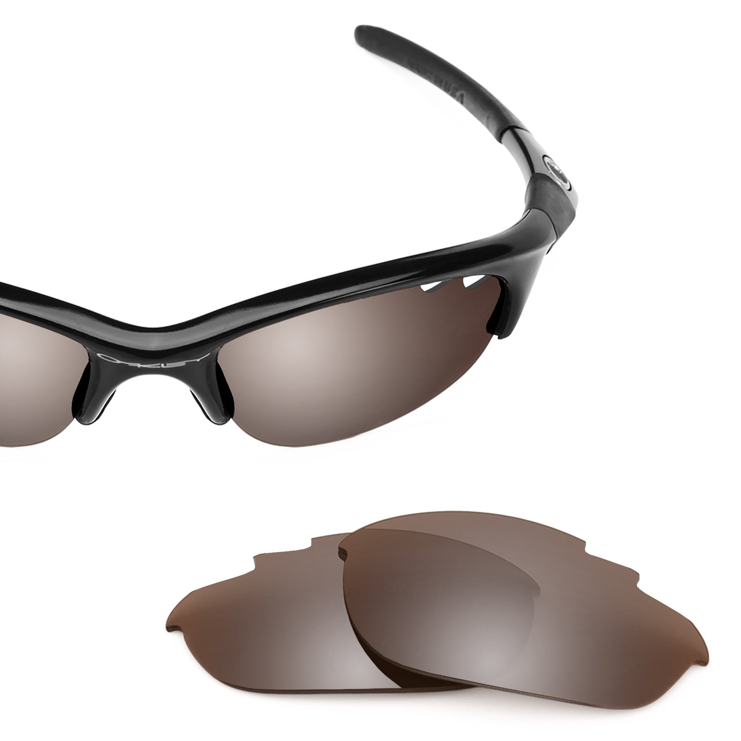 Revant replacement lenses for Oakley Half Jacket Vented Non-Polarized Flash Bronze