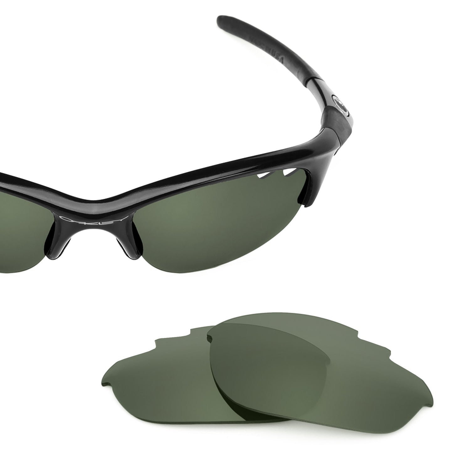 Revant replacement lenses for Oakley Half Jacket Vented Non-Polarized Gray Green