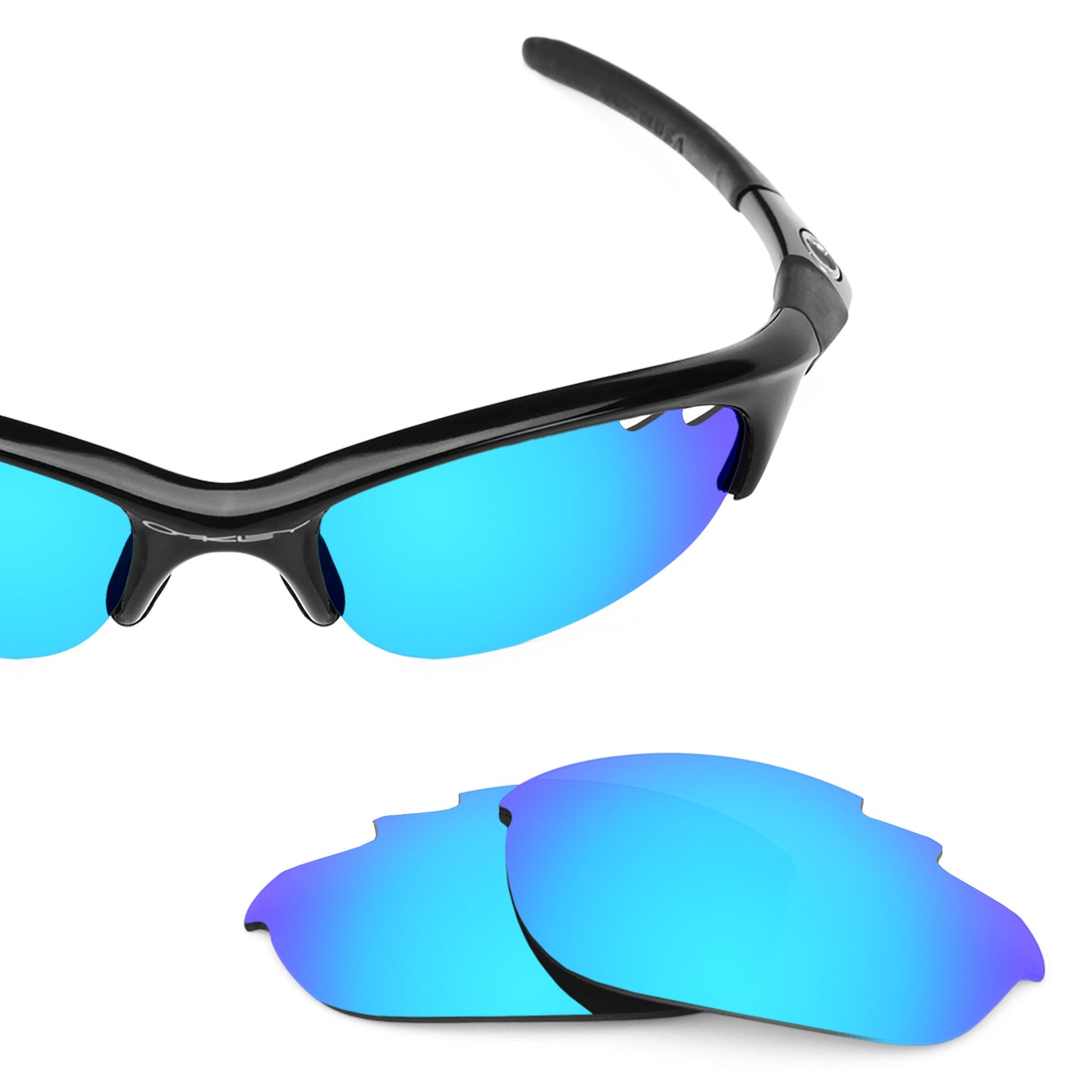Revant replacement lenses for Oakley Half Jacket Vented Elite Polarized Ice Blue