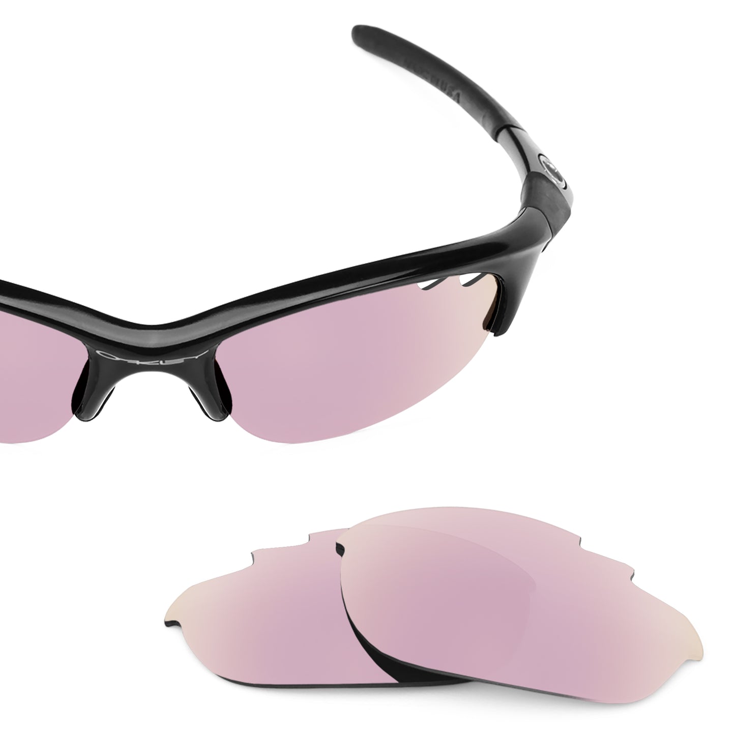 Revant replacement lenses for Oakley Half Jacket Vented (Low Bridge Fit) Polarized Rose Gold
