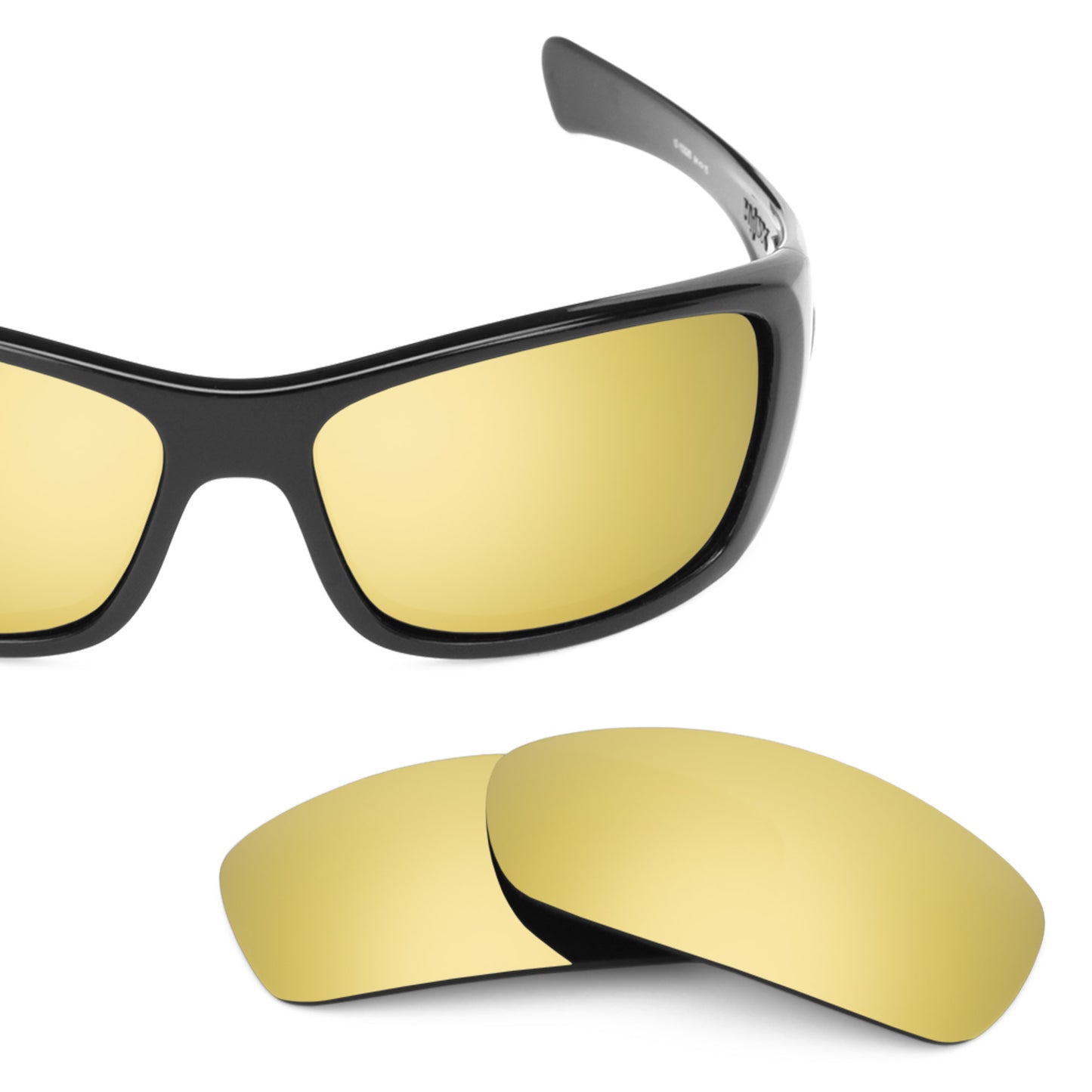Revant replacement lenses for Oakley Hijinx Non-Polarized Flare Gold