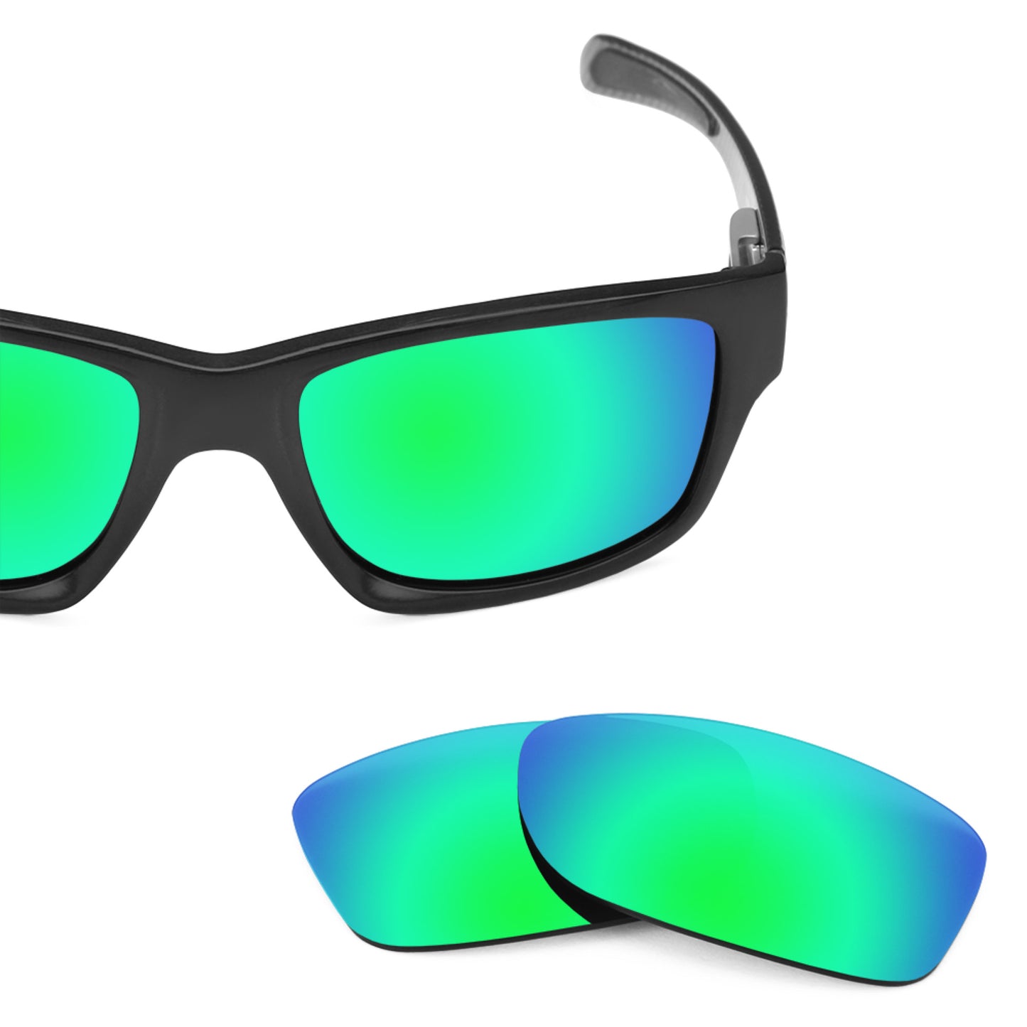 Revant replacement lenses for Oakley Jupiter Factory Lite Non-Polarized Emerald Green