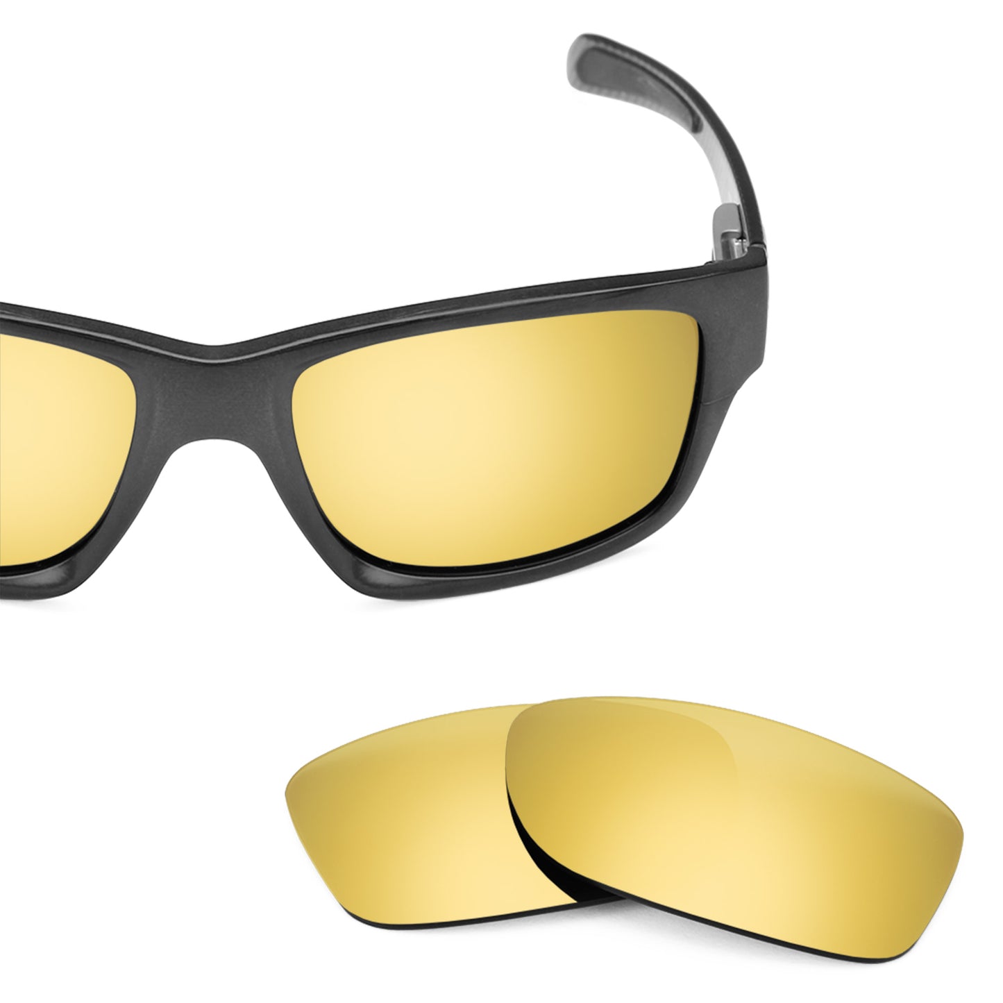 Revant replacement lenses for Oakley Jupiter Factory Lite Non-Polarized Flare Gold
