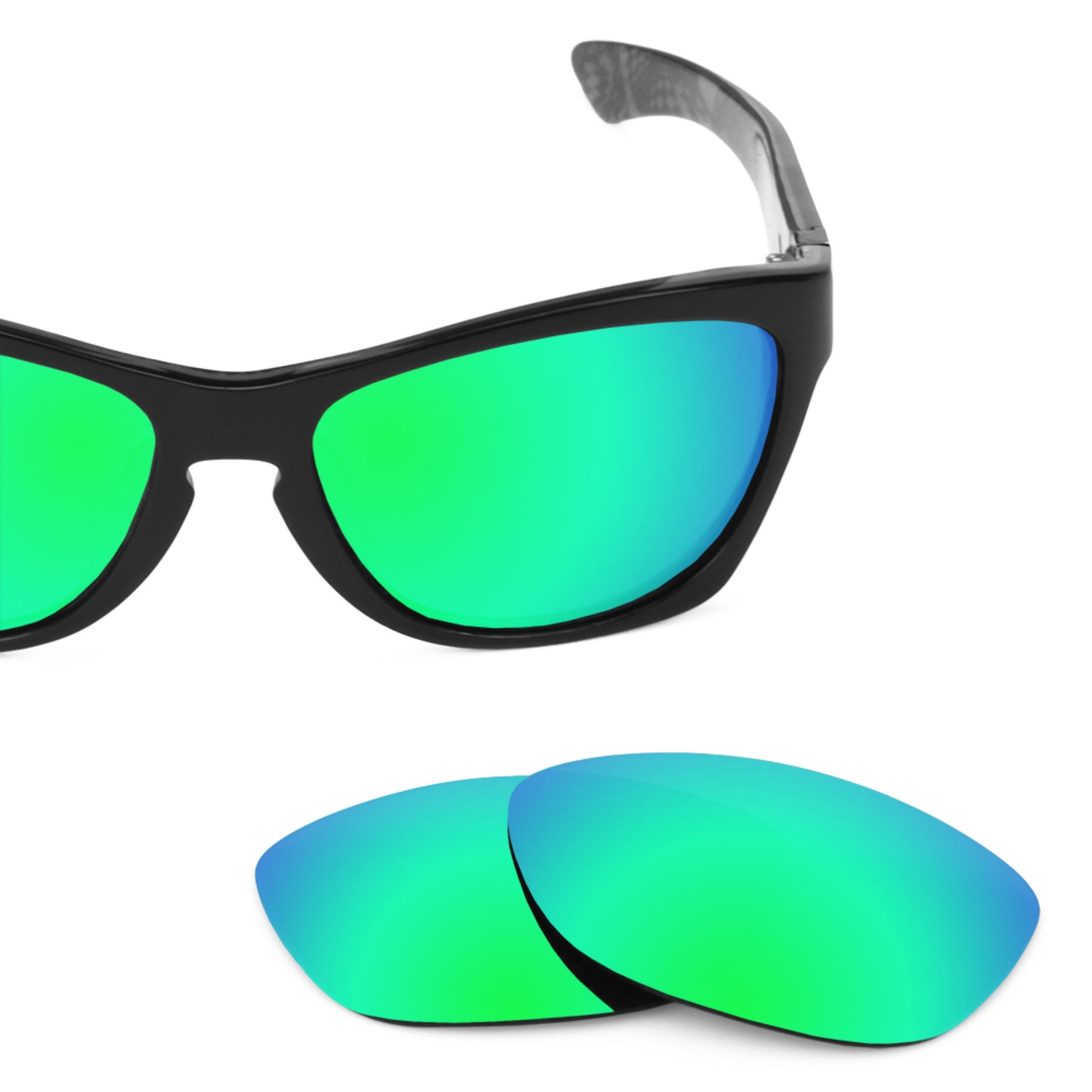 Revant replacement lenses for Oakley Jupiter LX Non-Polarized Emerald Green