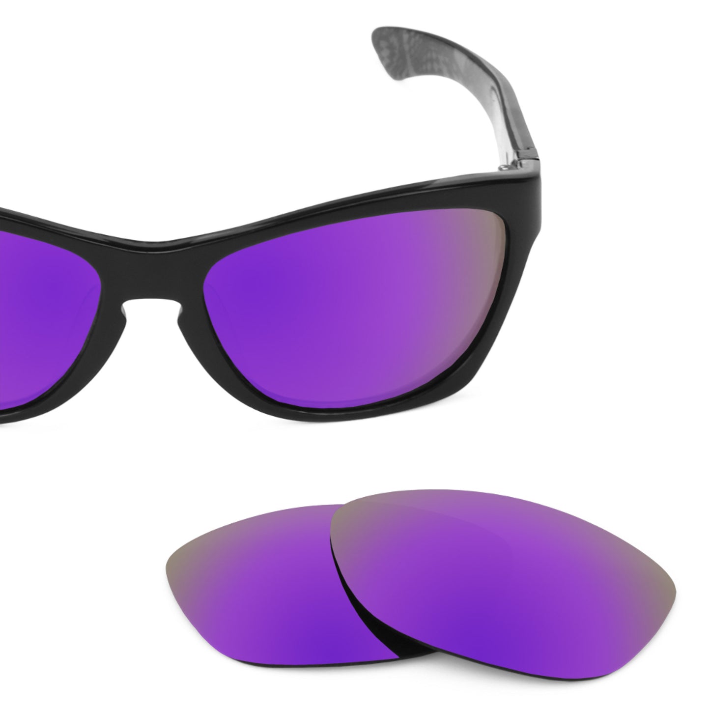 Revant replacement lenses for Oakley Jupiter LX Polarized Plasma Purple