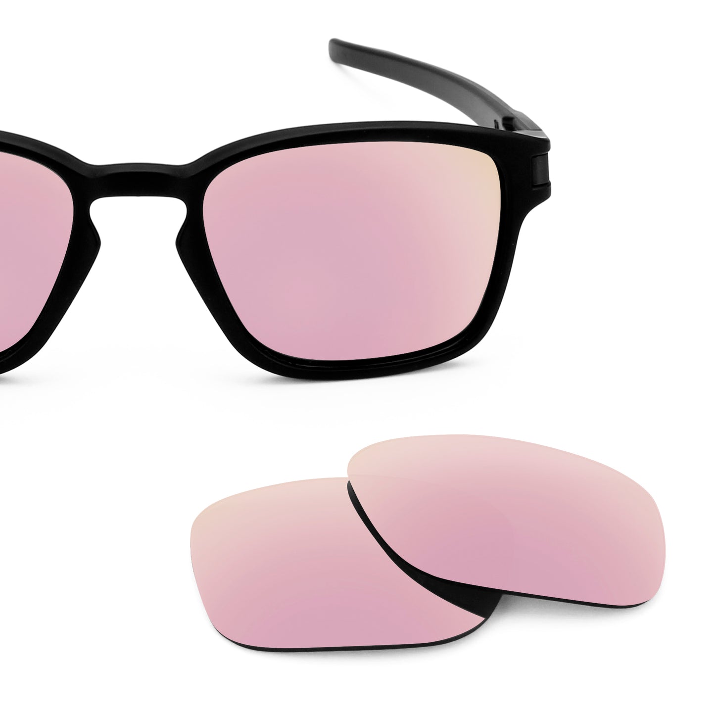 Revant replacement lenses for Oakley Latch Square Polarized Rose Gold