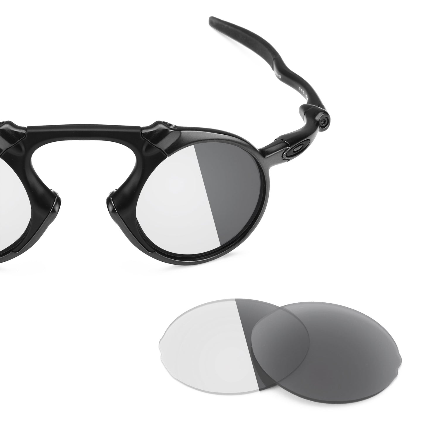 Revant replacement lenses for Oakley Madman Non-Polarized Adapt Gray Photochromic