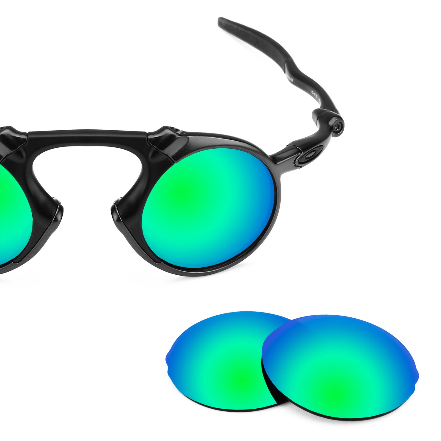Revant replacement lenses for Oakley Madman Elite Polarized Emerald Green