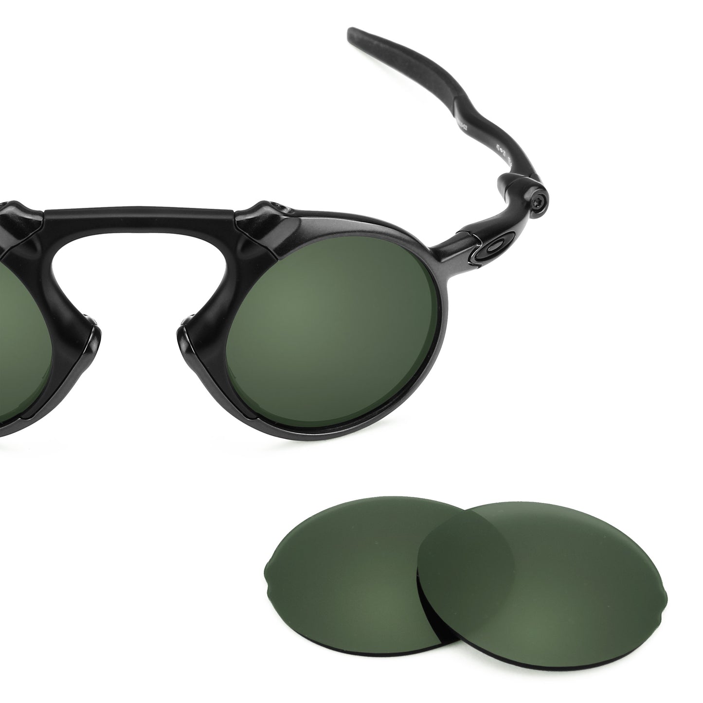 Revant replacement lenses for Oakley Madman Polarized Gray Green