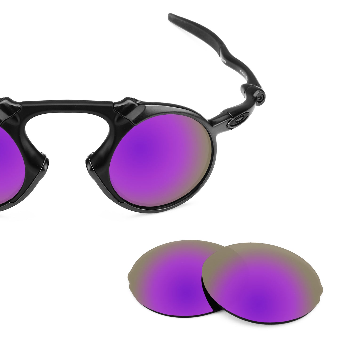 Revant replacement lenses for Oakley Madman Polarized Plasma Purple