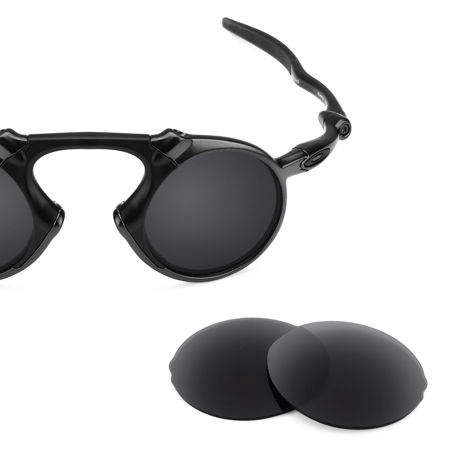 Revant replacement lenses for Oakley Madman Polarized Stealth Black