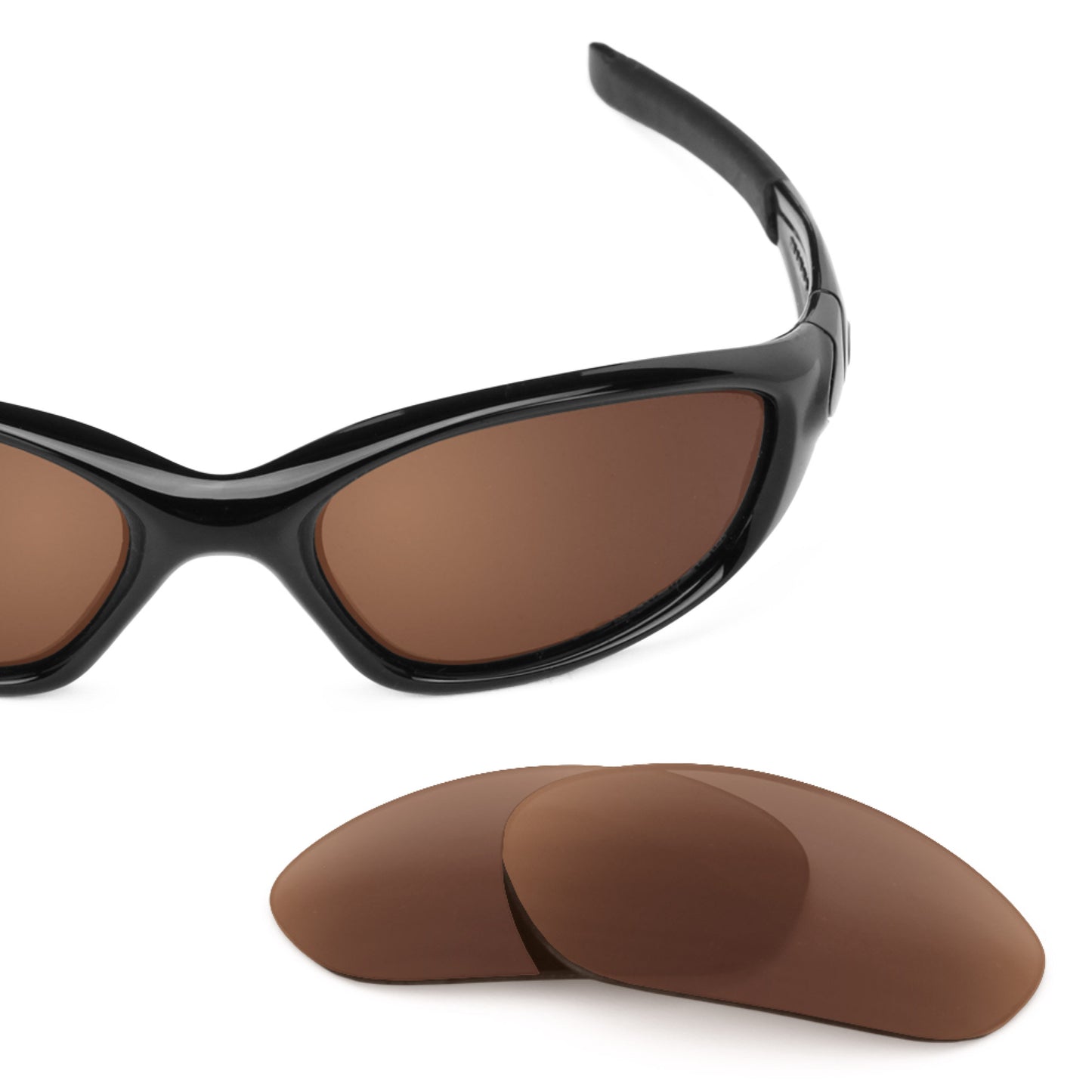 Revant replacement lenses for Oakley Minute 2.0 Polarized Dark Brown