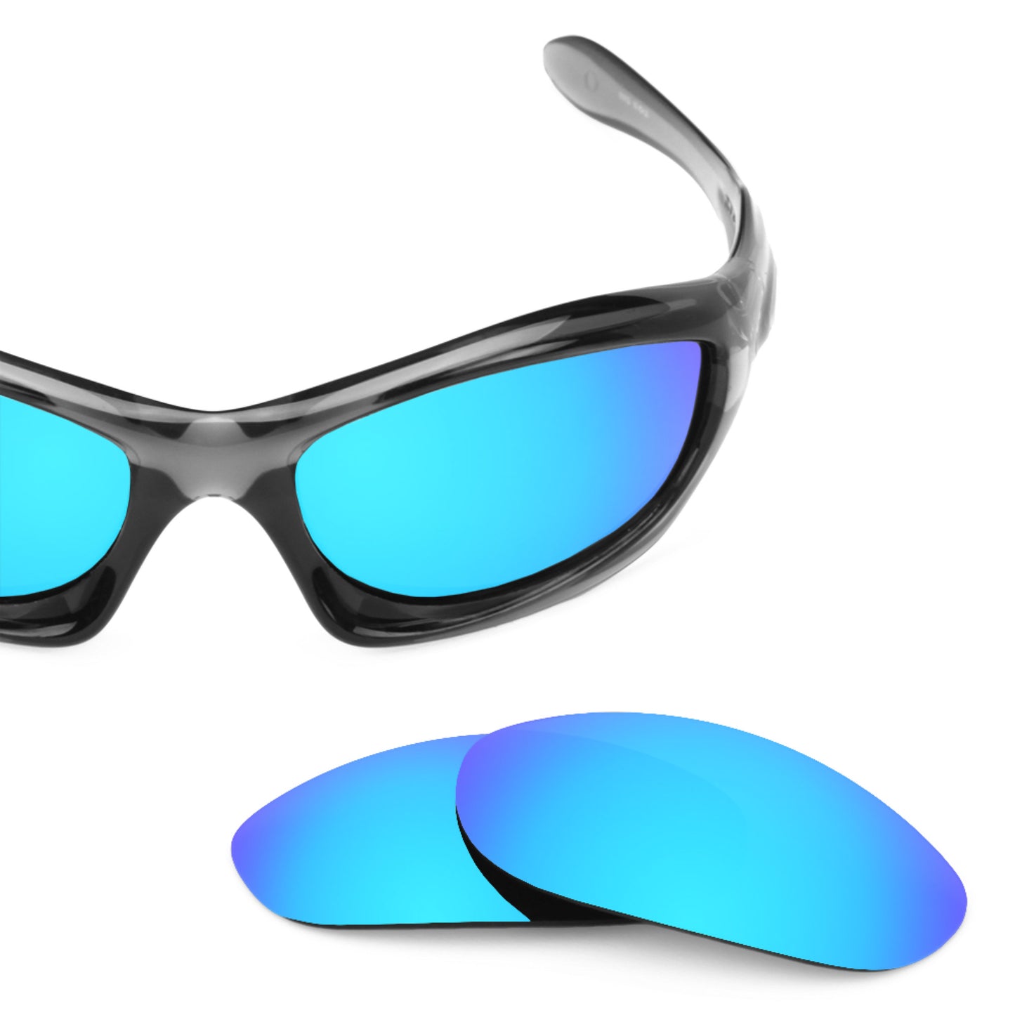 Revant replacement lenses for Oakley Monster Dog Elite Polarized Ice Blue