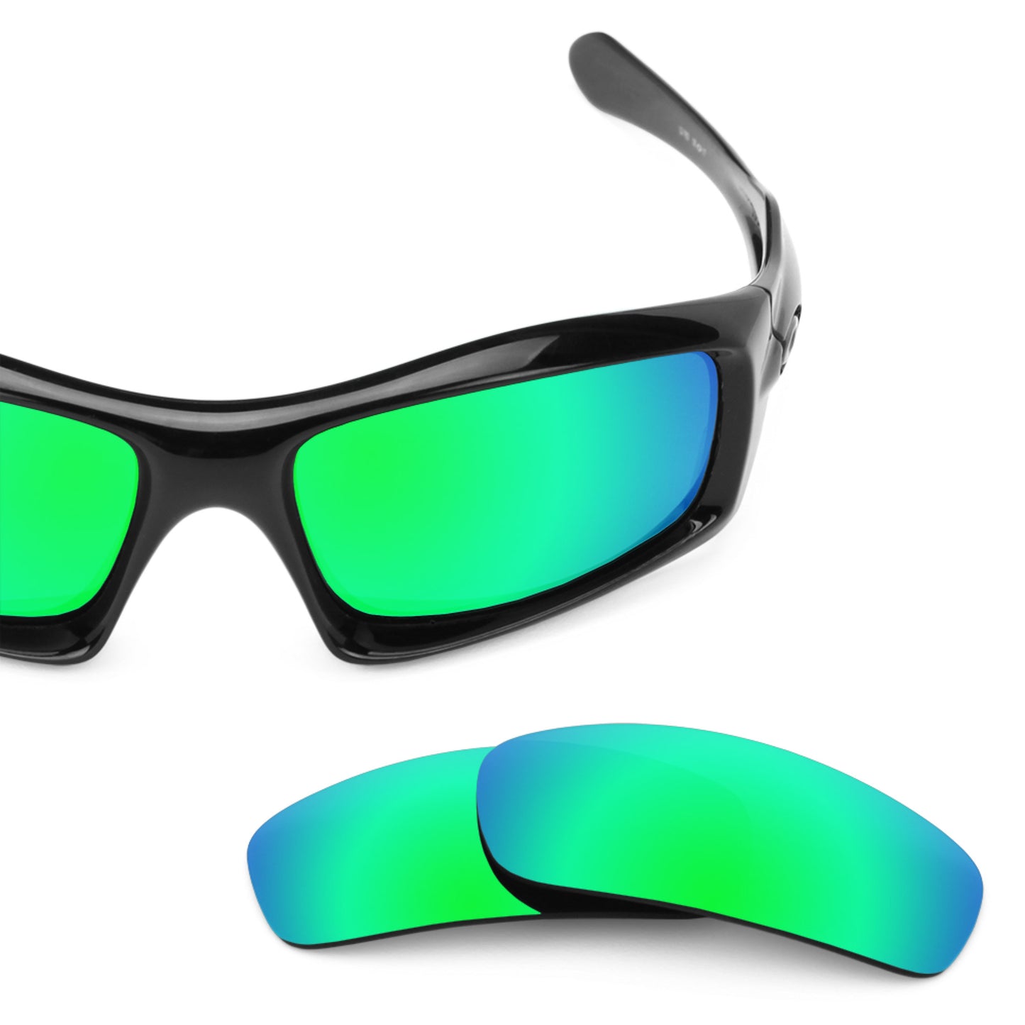 Revant replacement lenses for Oakley Monster Pup Polarized Emerald Green