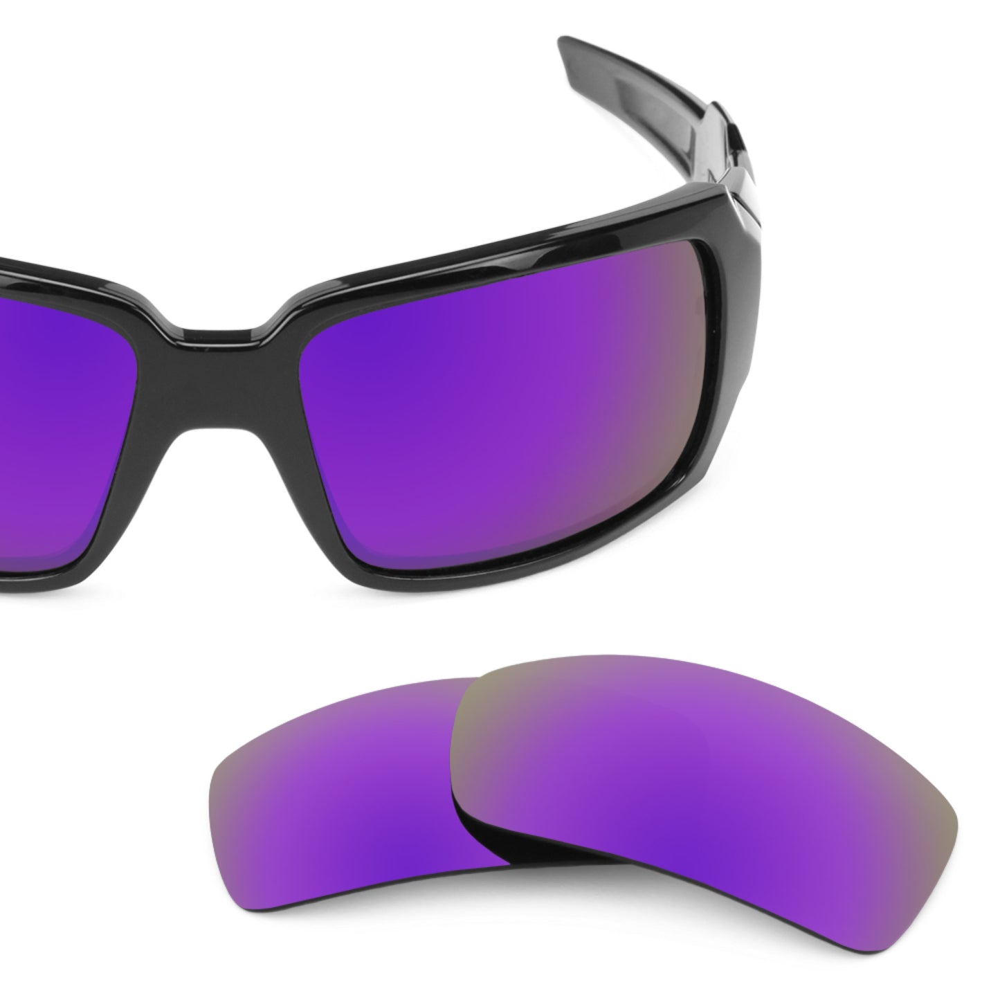 Revant replacement lenses for Oakley Oil Drum Polarized Plasma Purple