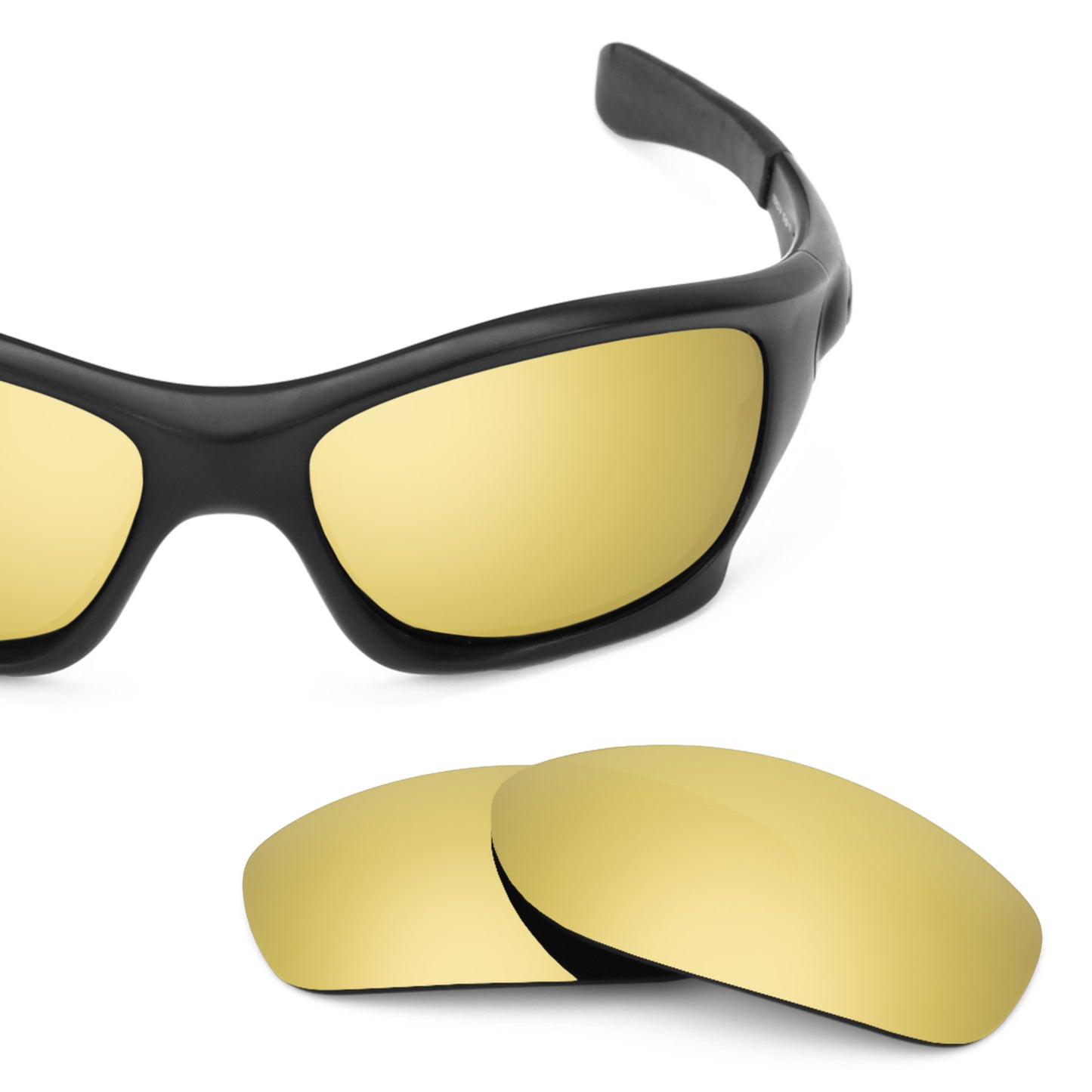 Revant replacement lenses for Oakley Pit Bull (Low Bridge Fit) Elite Polarized Flare Gold