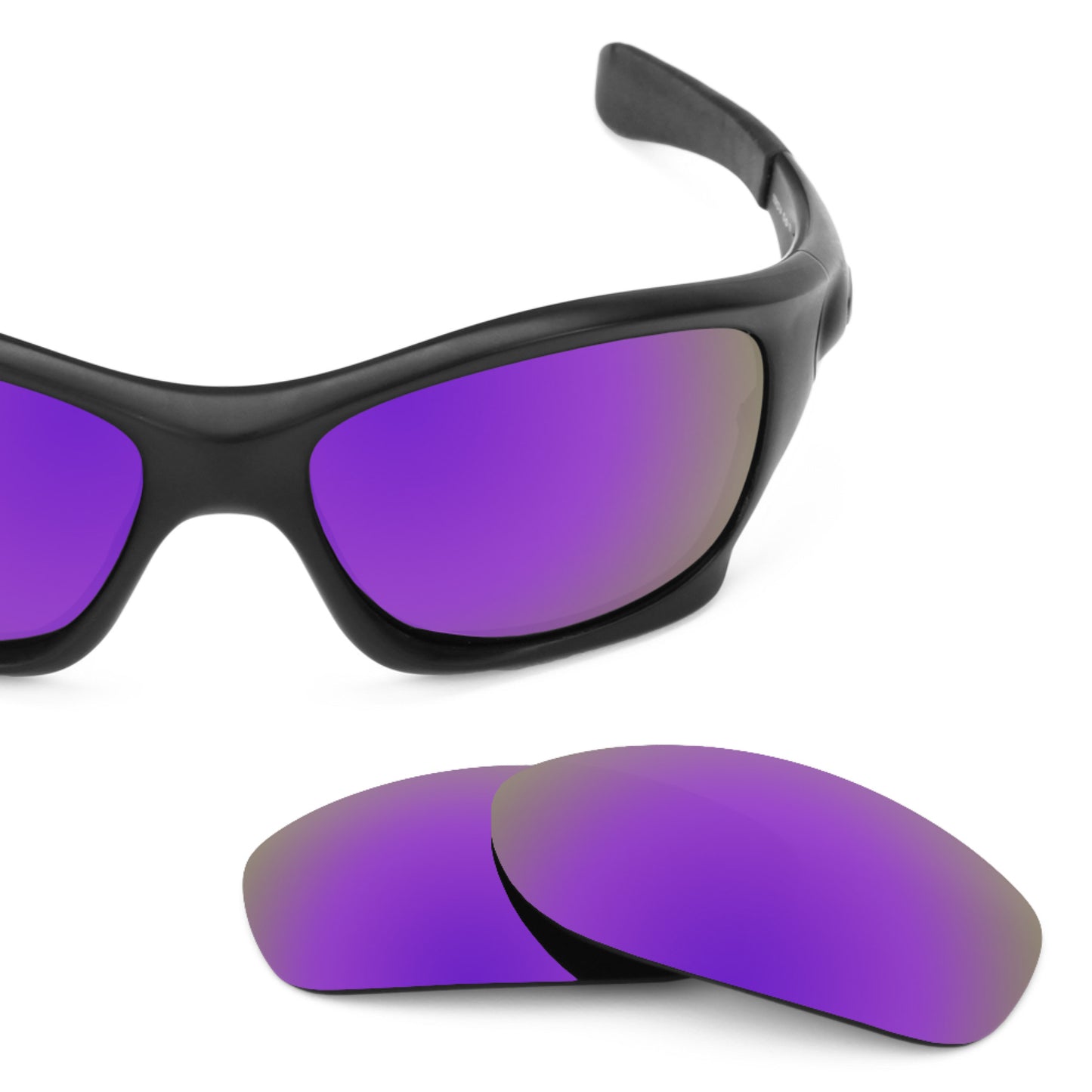 Revant replacement lenses for Oakley Pit Bull (Low Bridge Fit) Polarized Plasma Purple