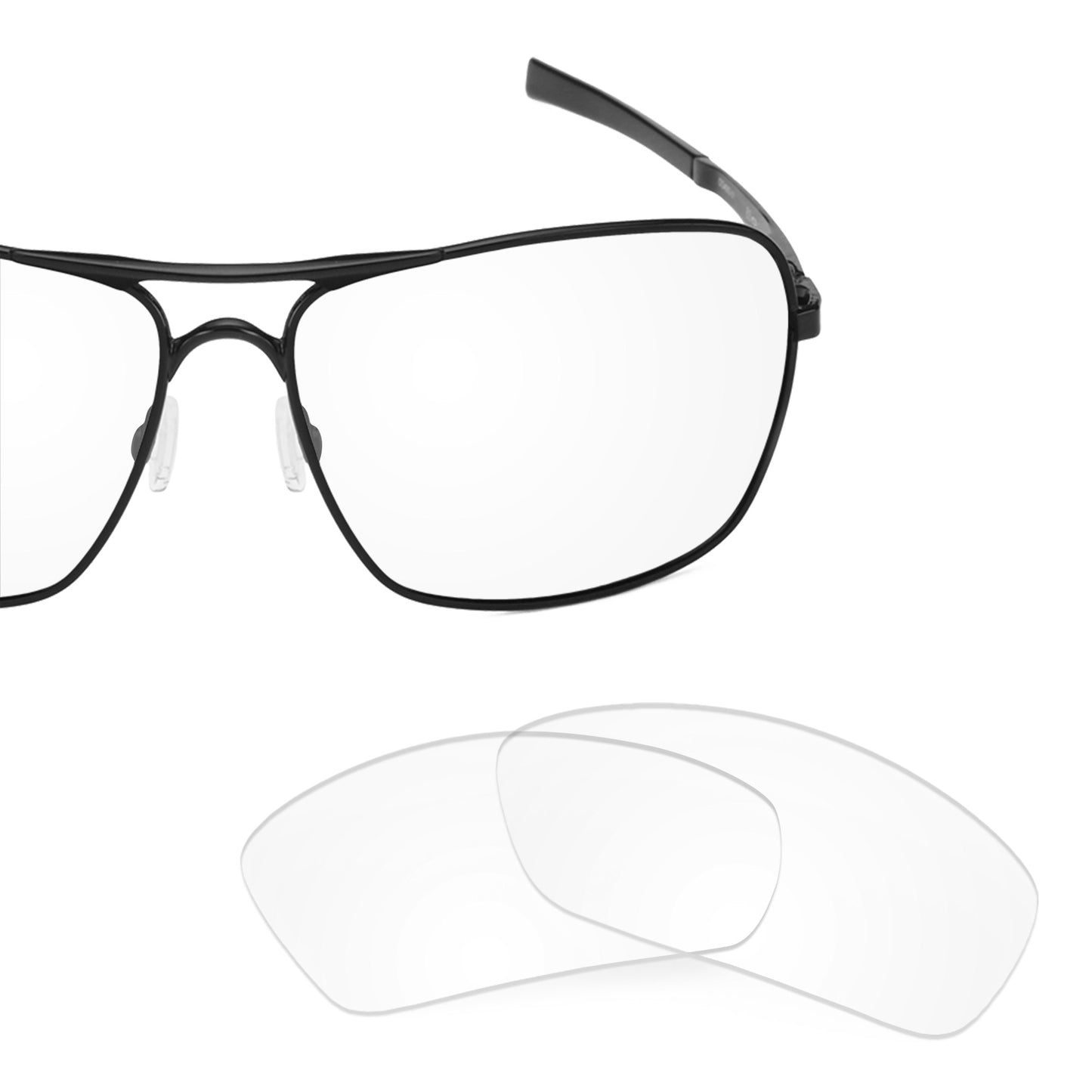 Revant replacement lenses for Oakley Plaintiff Squared Non-Polarized Crystal Clear